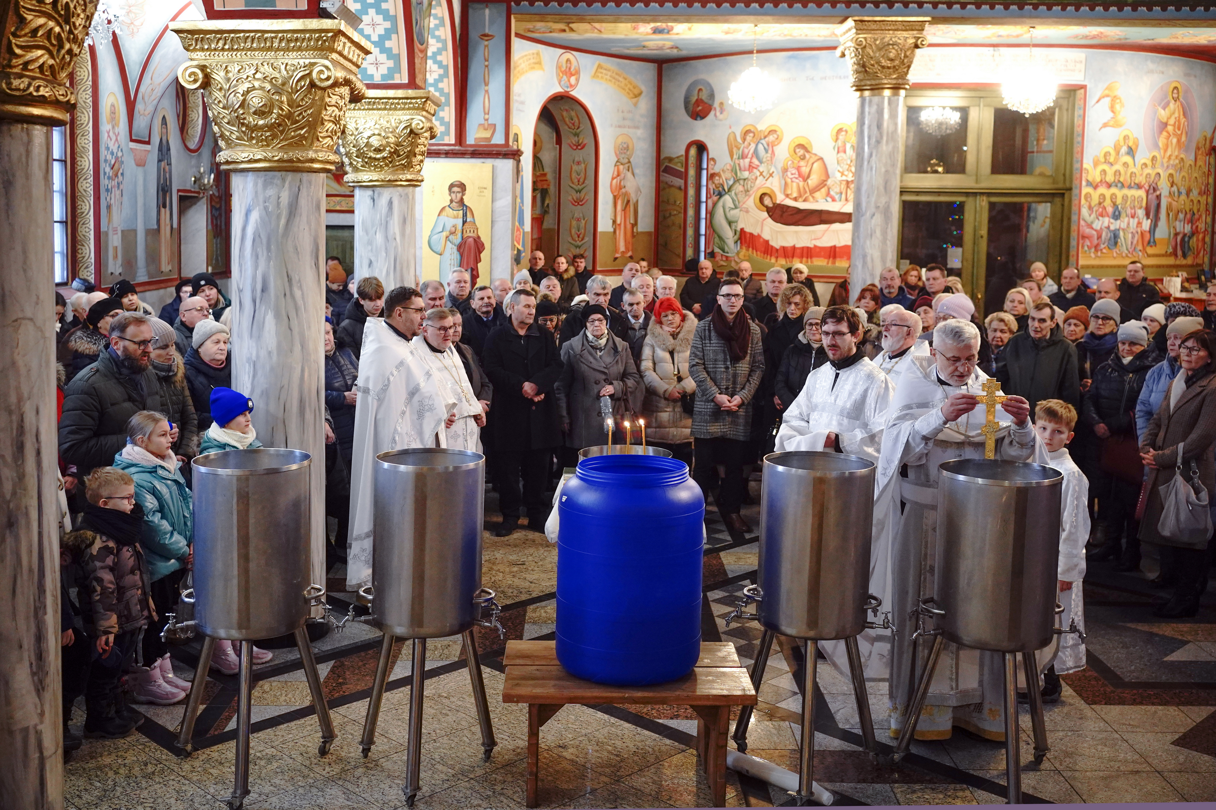 Epiphany Eve in Hagia Sophia Orthodox Church in Białystok, 2025