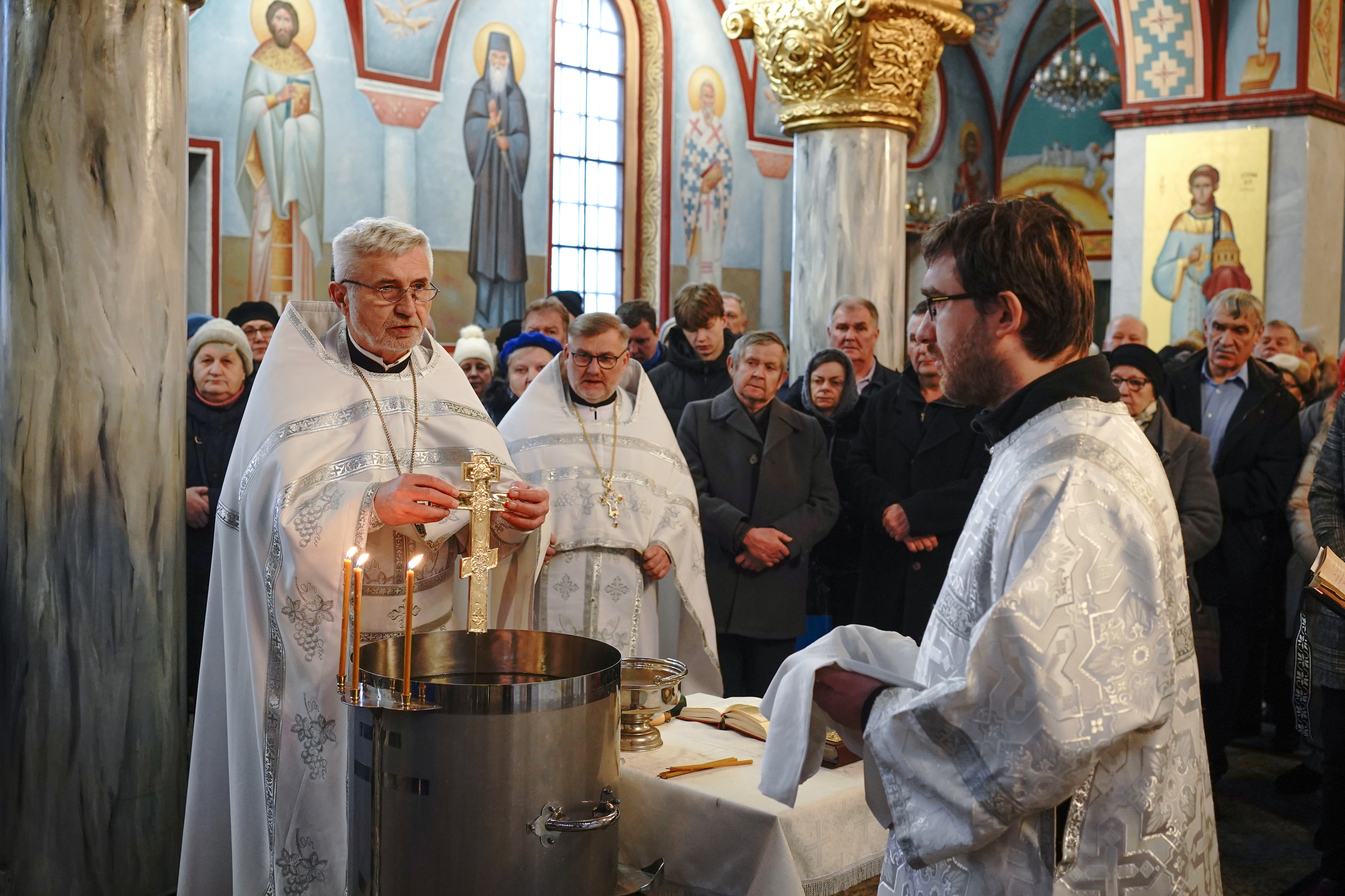 Epiphany Eve in Hagia Sophia Orthodox Church in Białystok, 2025