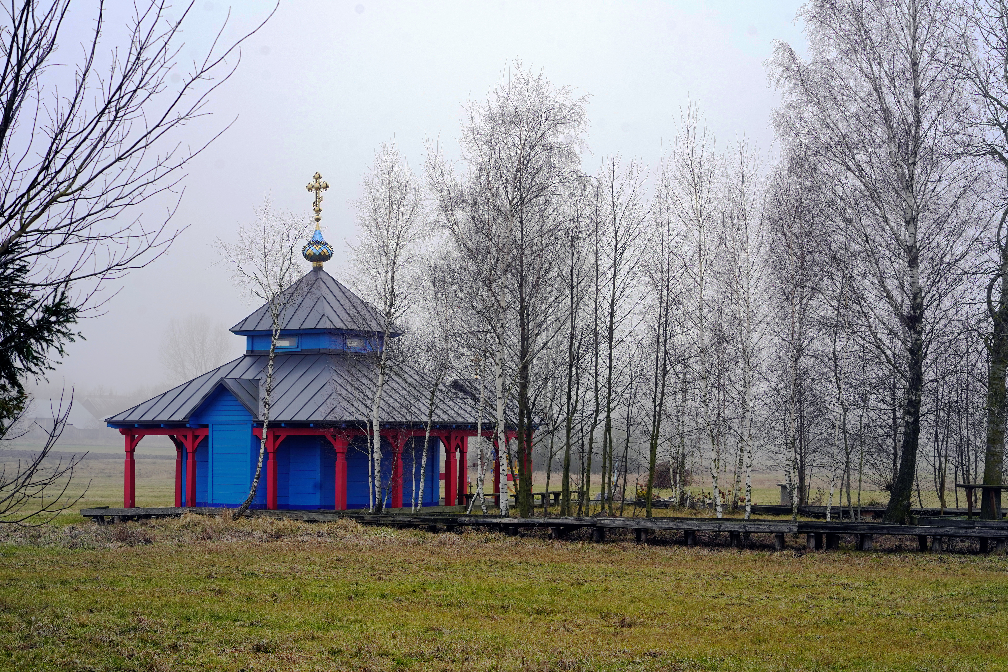 The Orthodox chapel close to Knorydy village