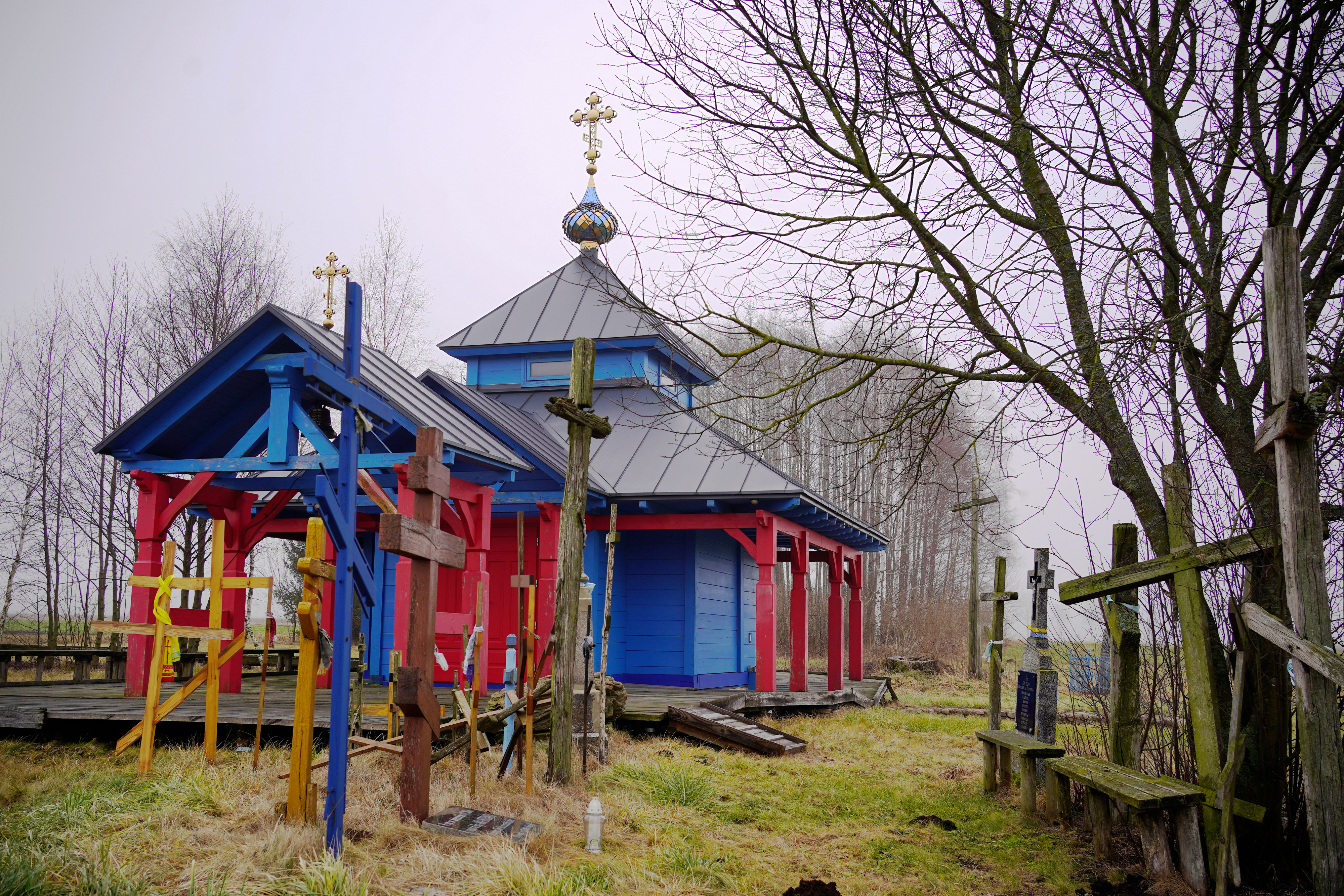 The Orthodox chapel close to Knorydy village