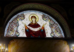 anamariaavram 
Stained glass window at the Holy Monastery „Saint Mary” Techirghiol Constanta 
2025-01-24 13:28:03