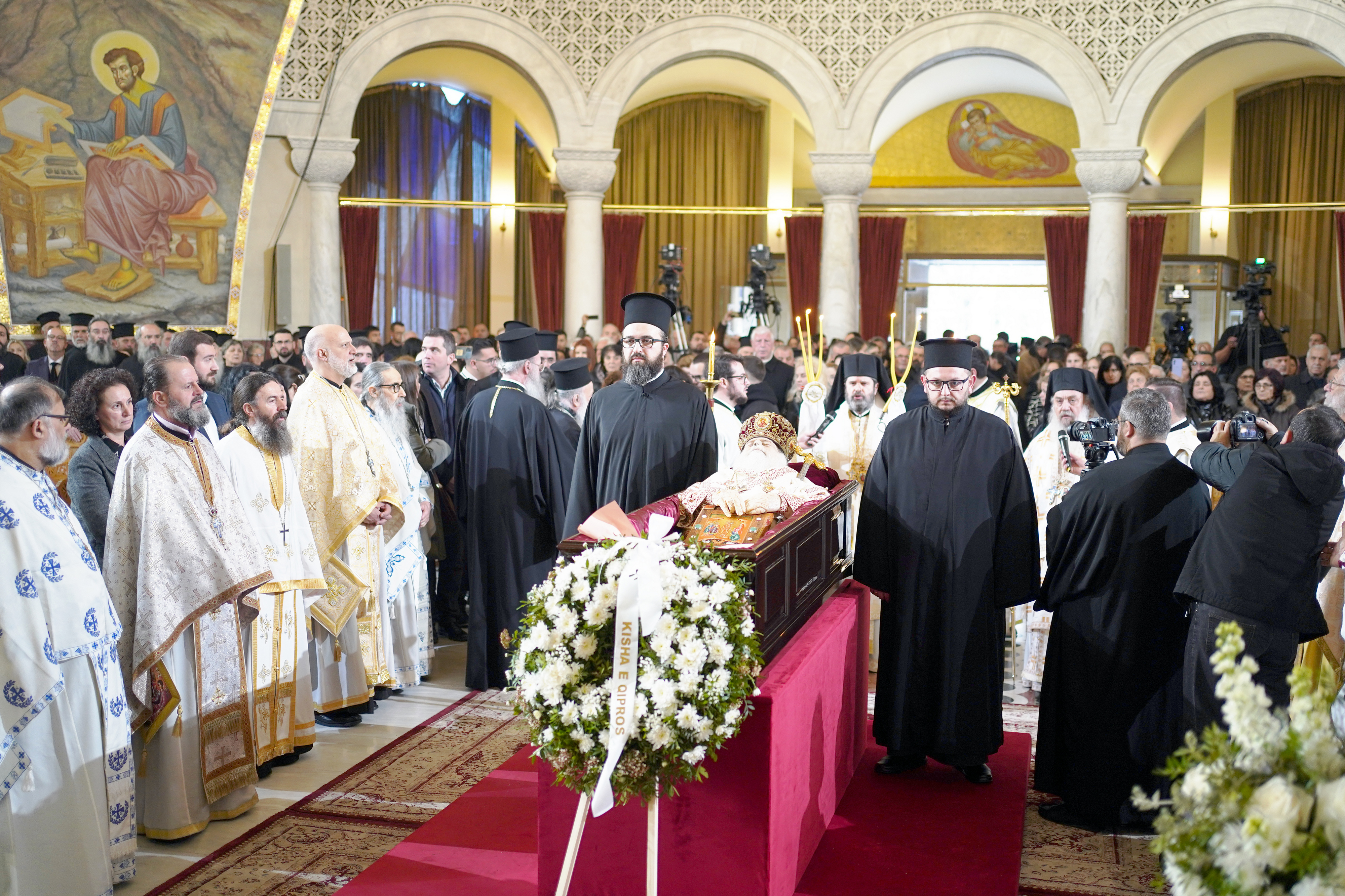 Archbishop Anastasios of Tirana, Durres and All Albania funeral