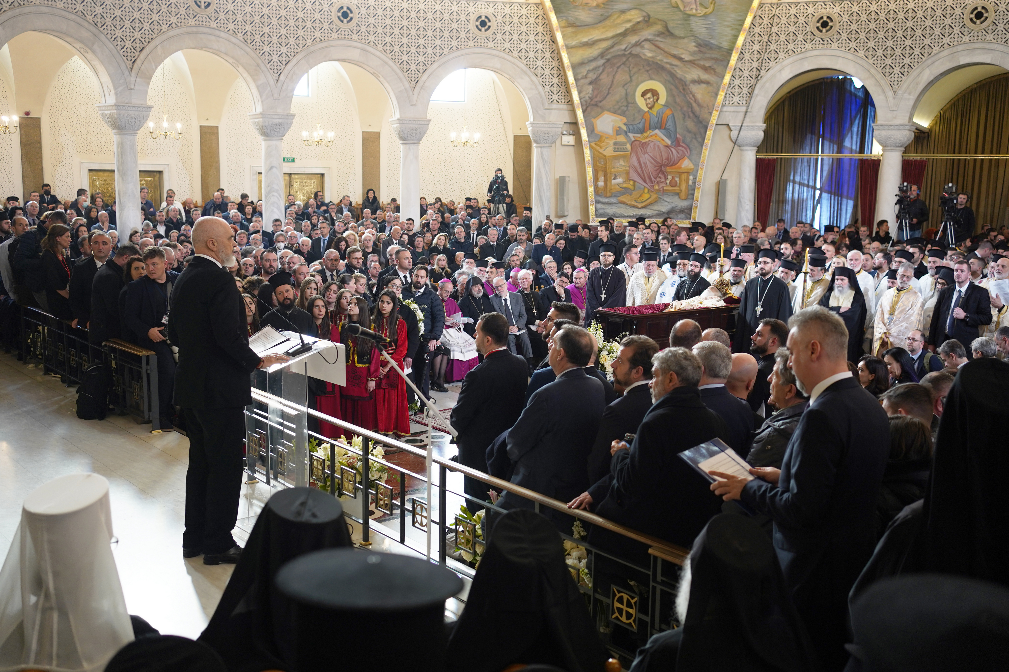 Archbishop Anastasios of Tirana, Durres and All Albania funeral
