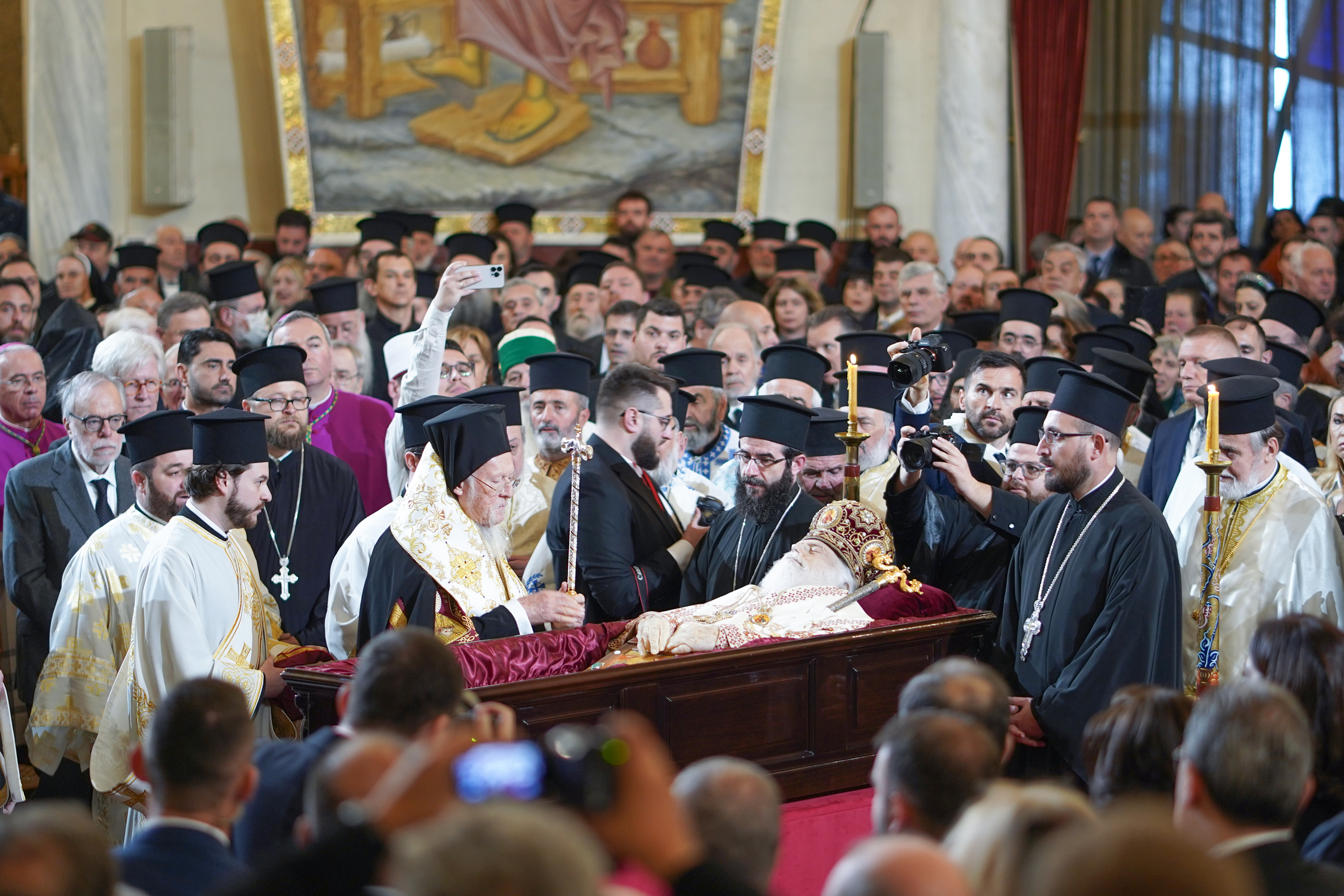 Archbishop Anastasios of Tirana, Durres and All Albania funeral