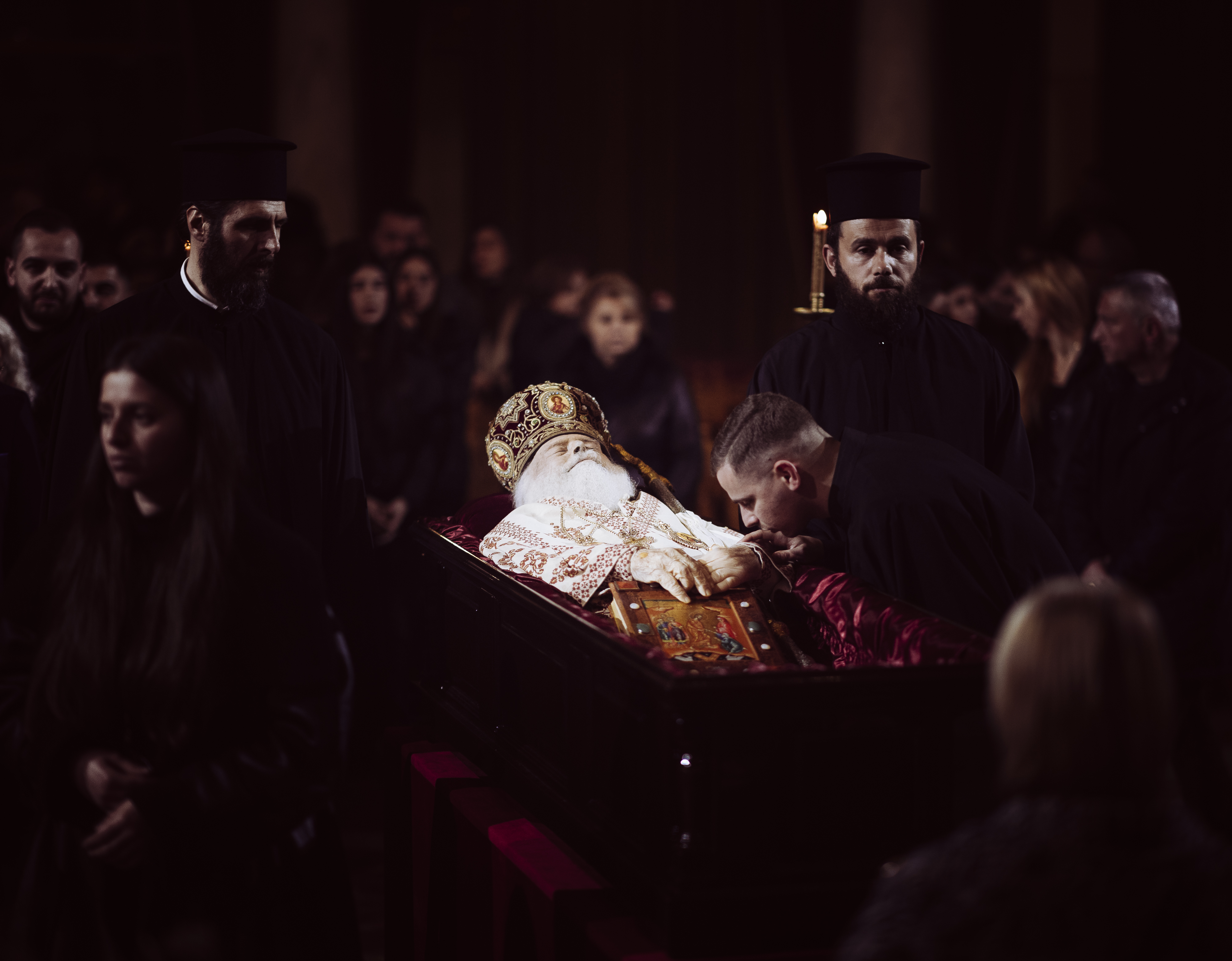 Funeral of Archbishop Anastasius of Albania