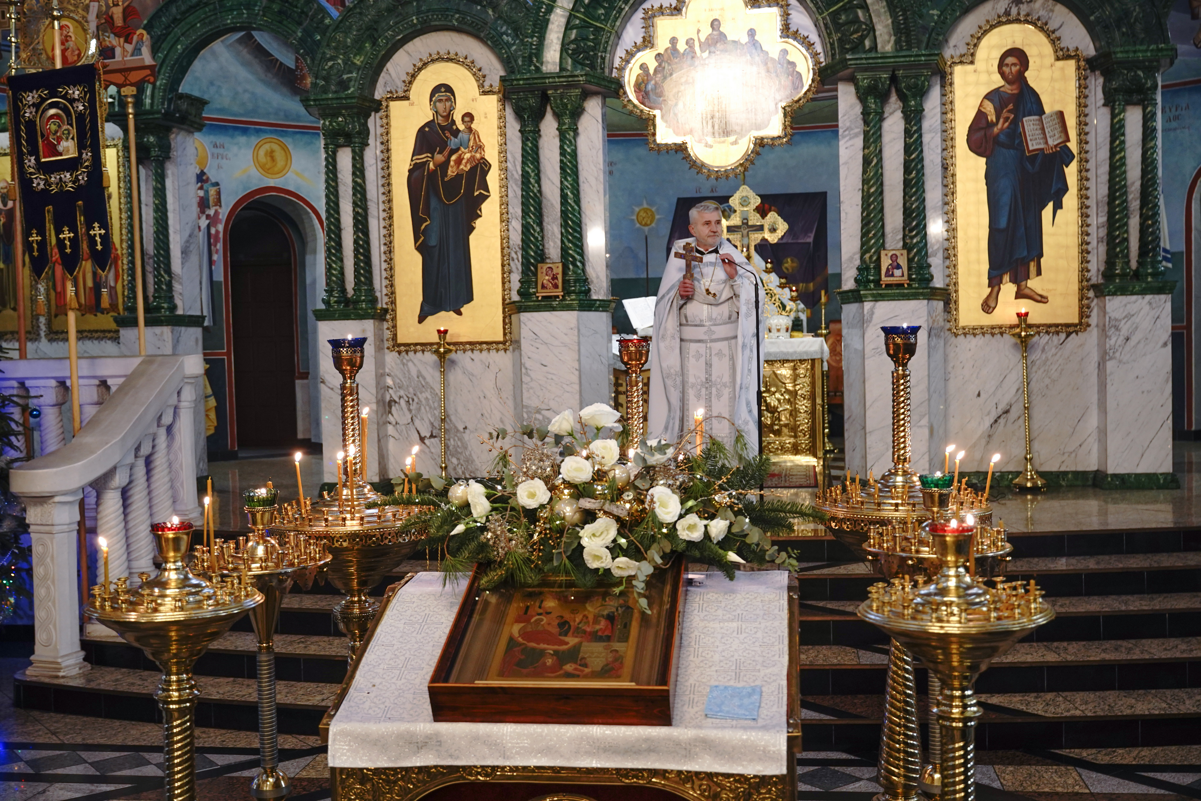 Epiphany Eve in Hagia Sophia Orthodox Church in Białystok, 2025