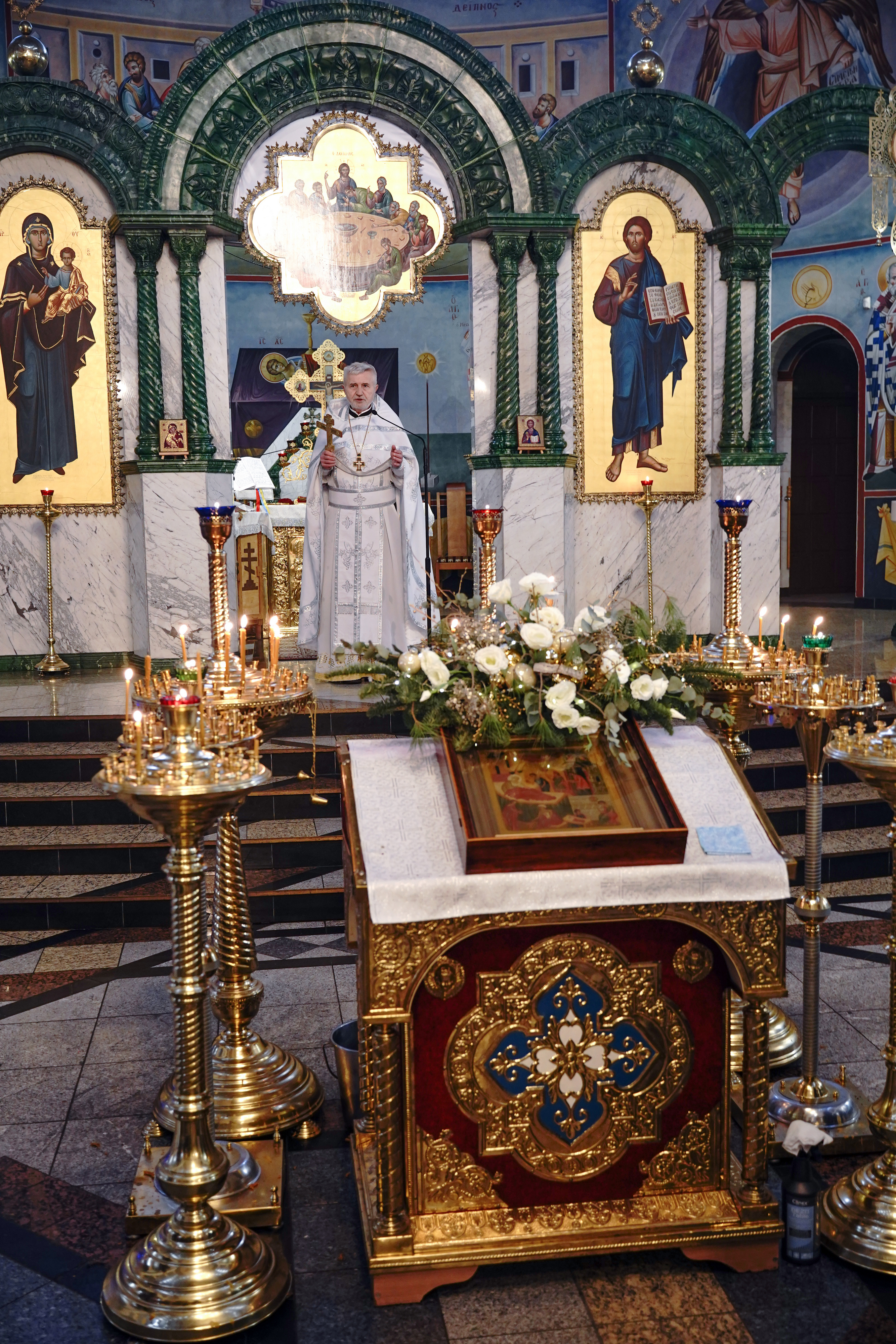 Epiphany Eve in Hagia Sophia Orthodox Church in Białystok, 2025