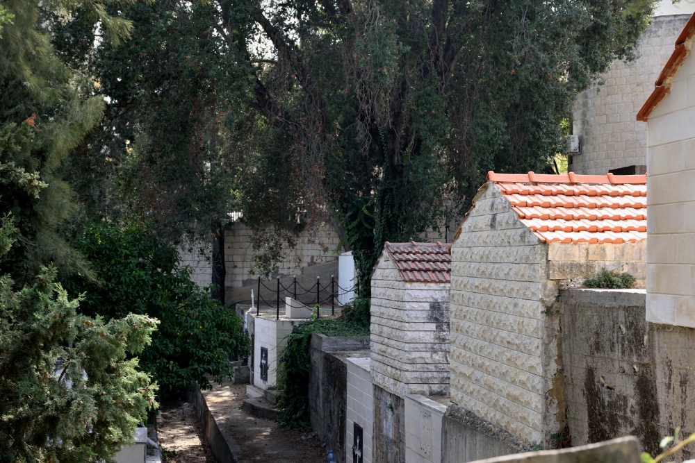 Local Orthodox village cemetery, Qalhat, 2018