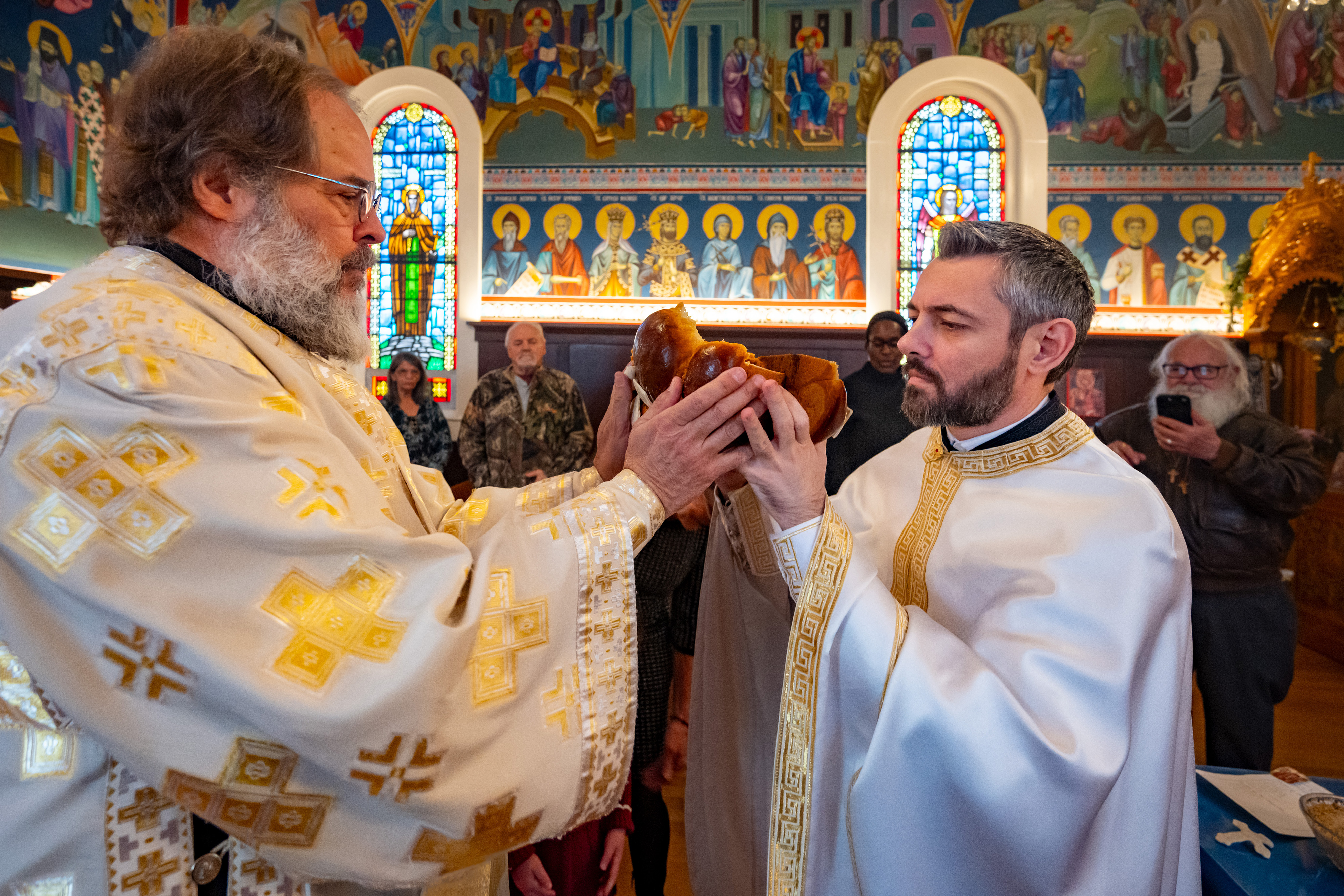 Breaking the kolach, Slava of the Three Holy Hierarchs