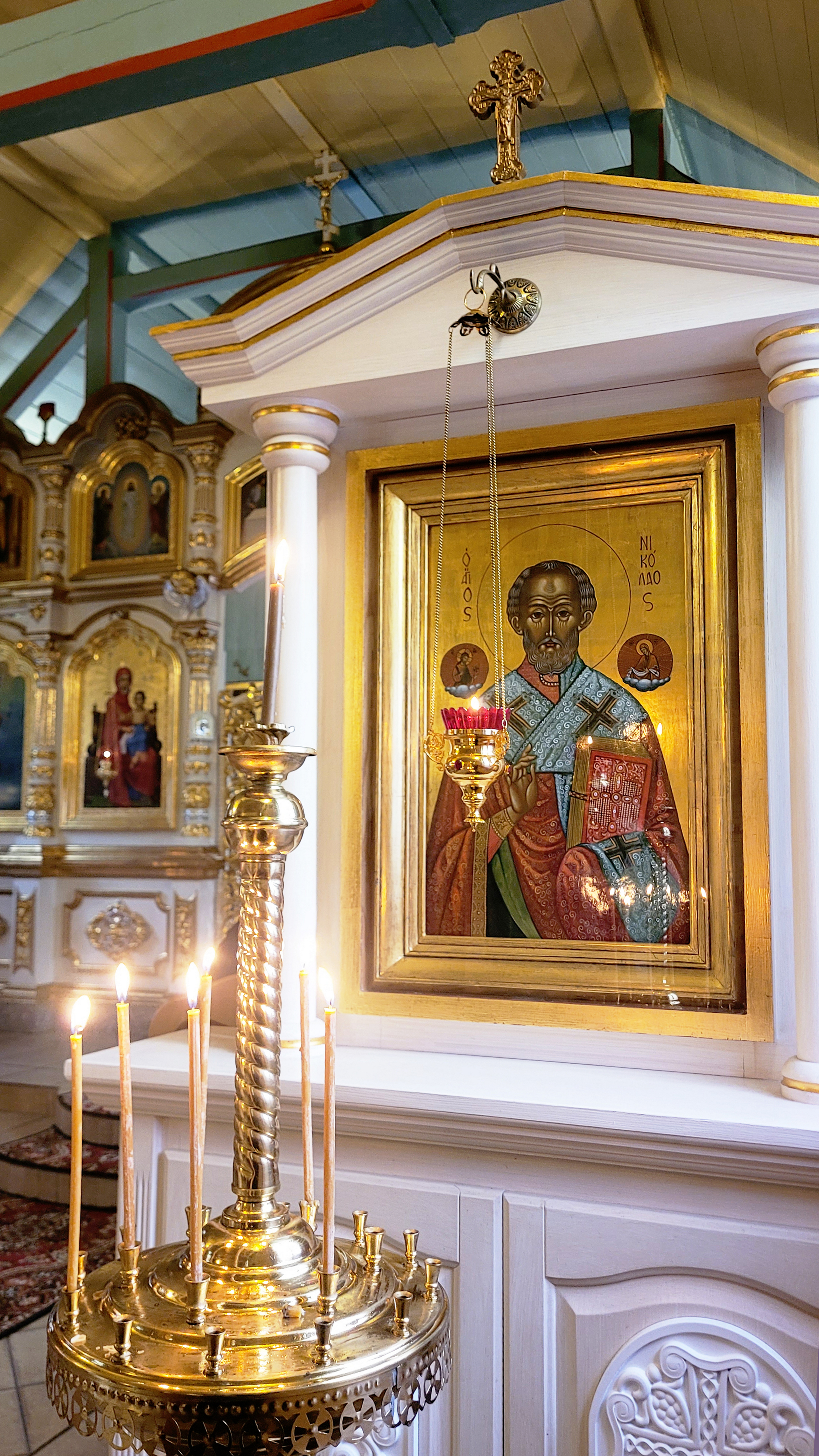 In the Orthodox church in Ciechocinek