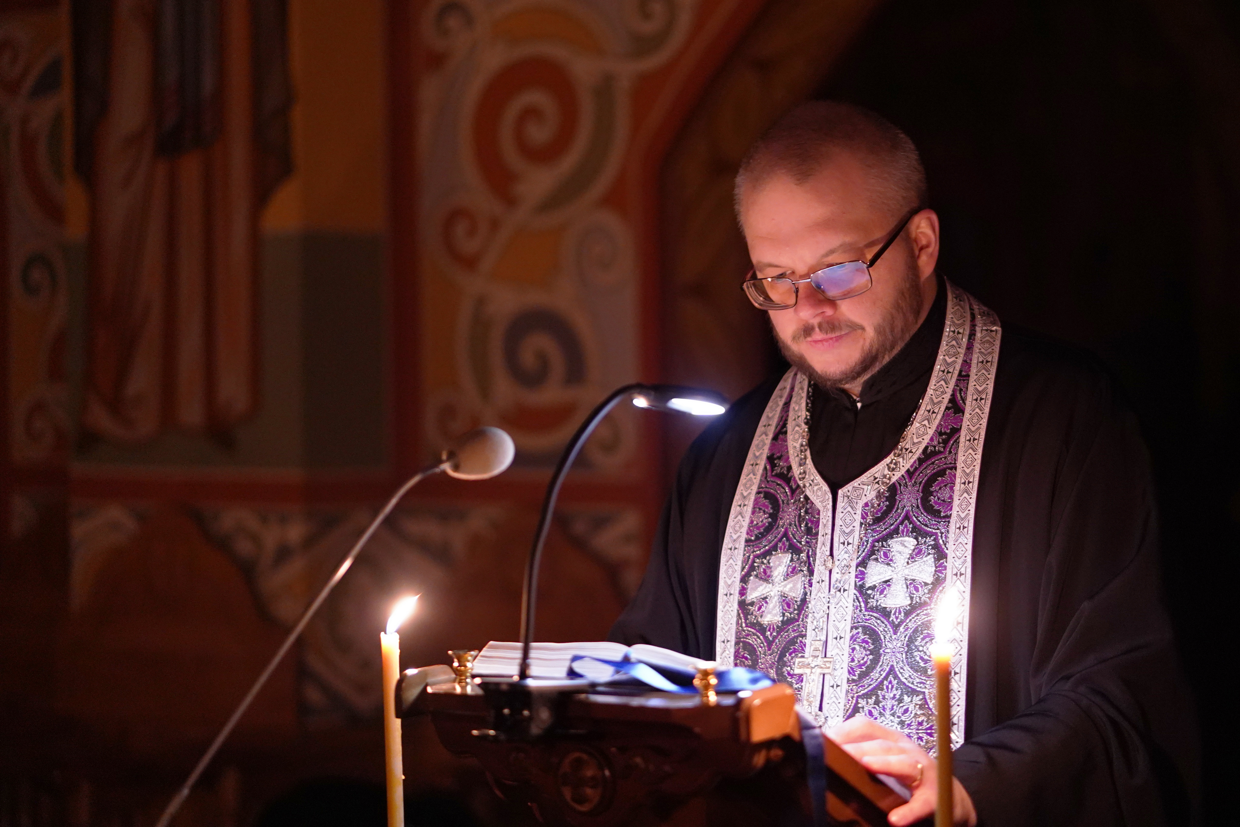St. Andrew of Crete canon reading in Zwierki Convent