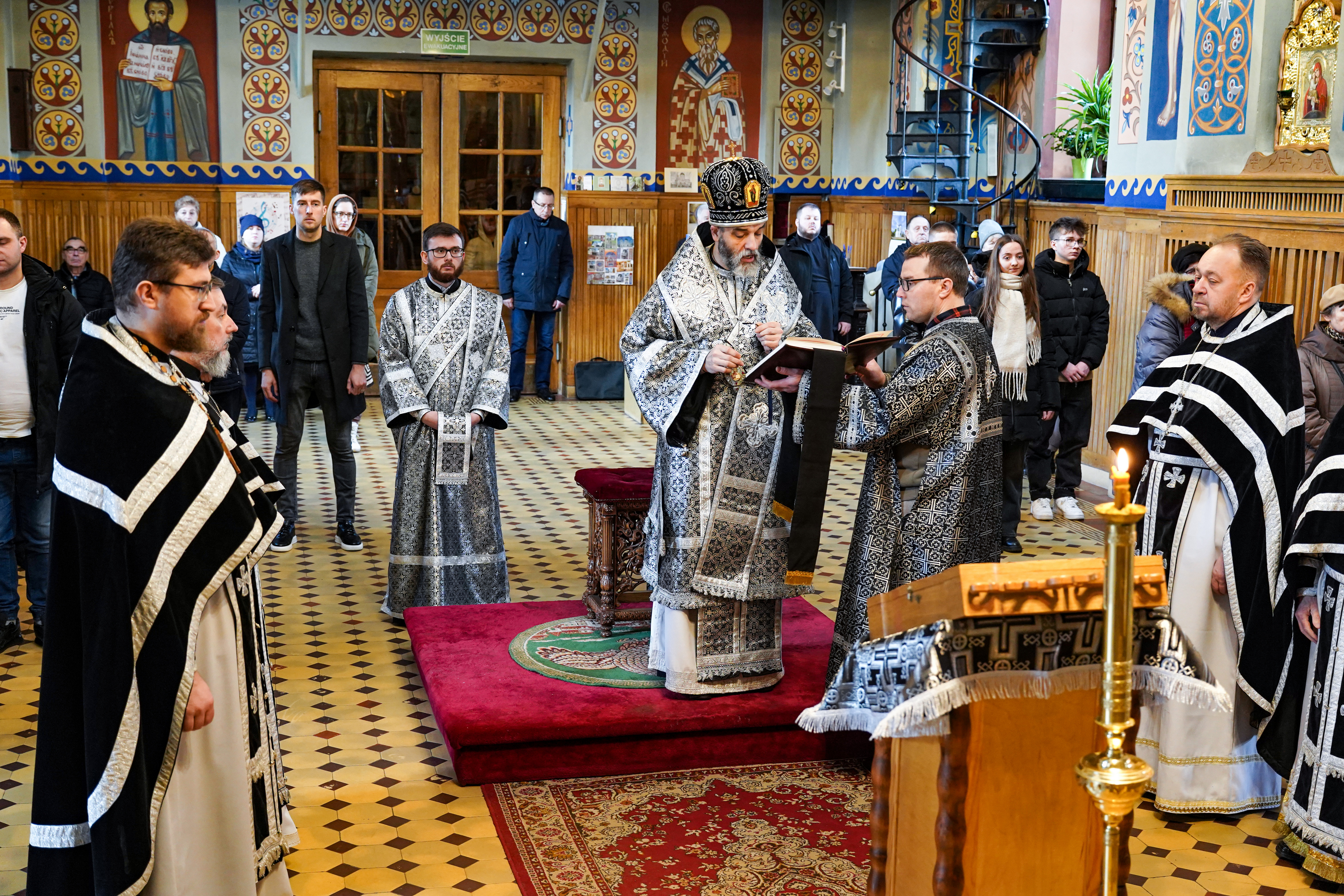 The first Liturgy of the Presanctified Gifts in St. Nicholas Cathedral in Białystok