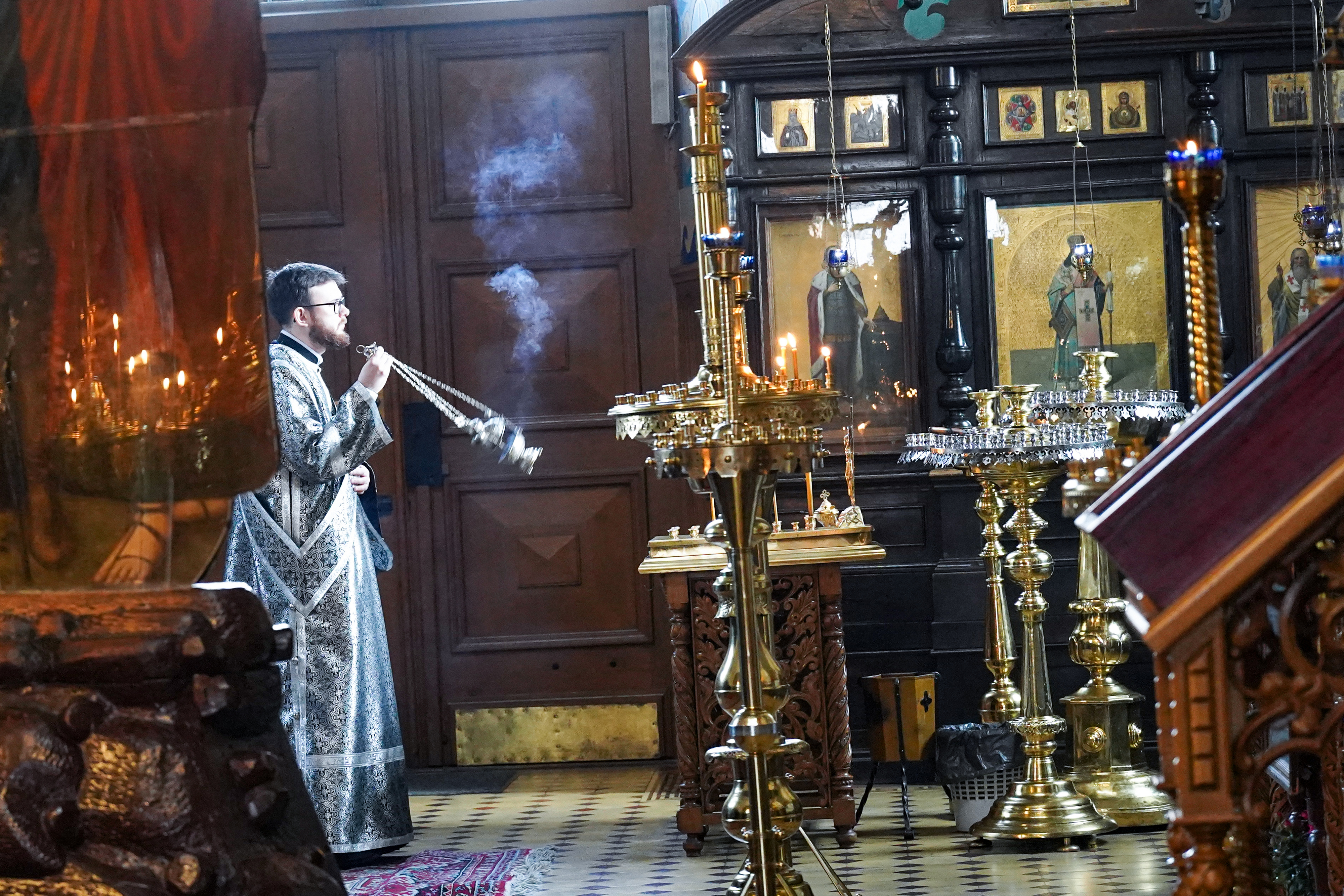 The first Liturgy of the Presanctified Gifts in St. Nicholas Cathedral in Białystok
