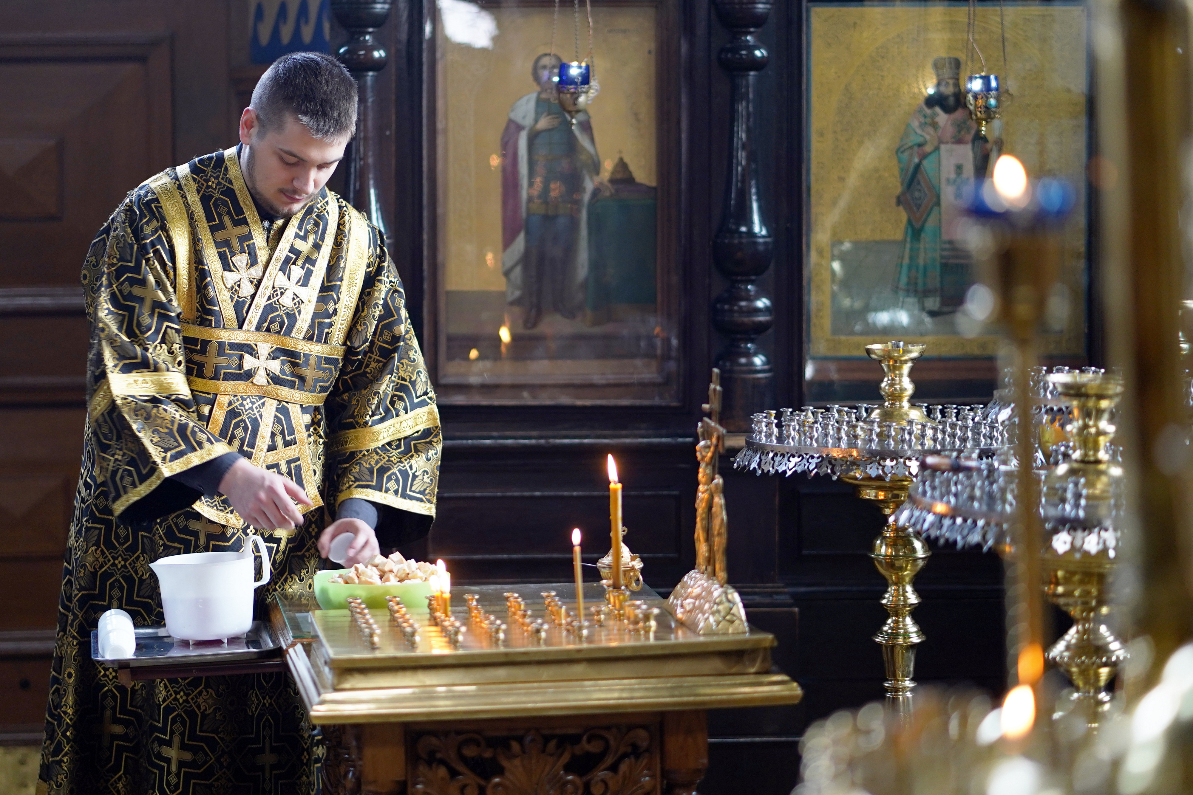The first Liturgy of the Presanctified Gifts in St. Nicholas Cathedral in Białystok