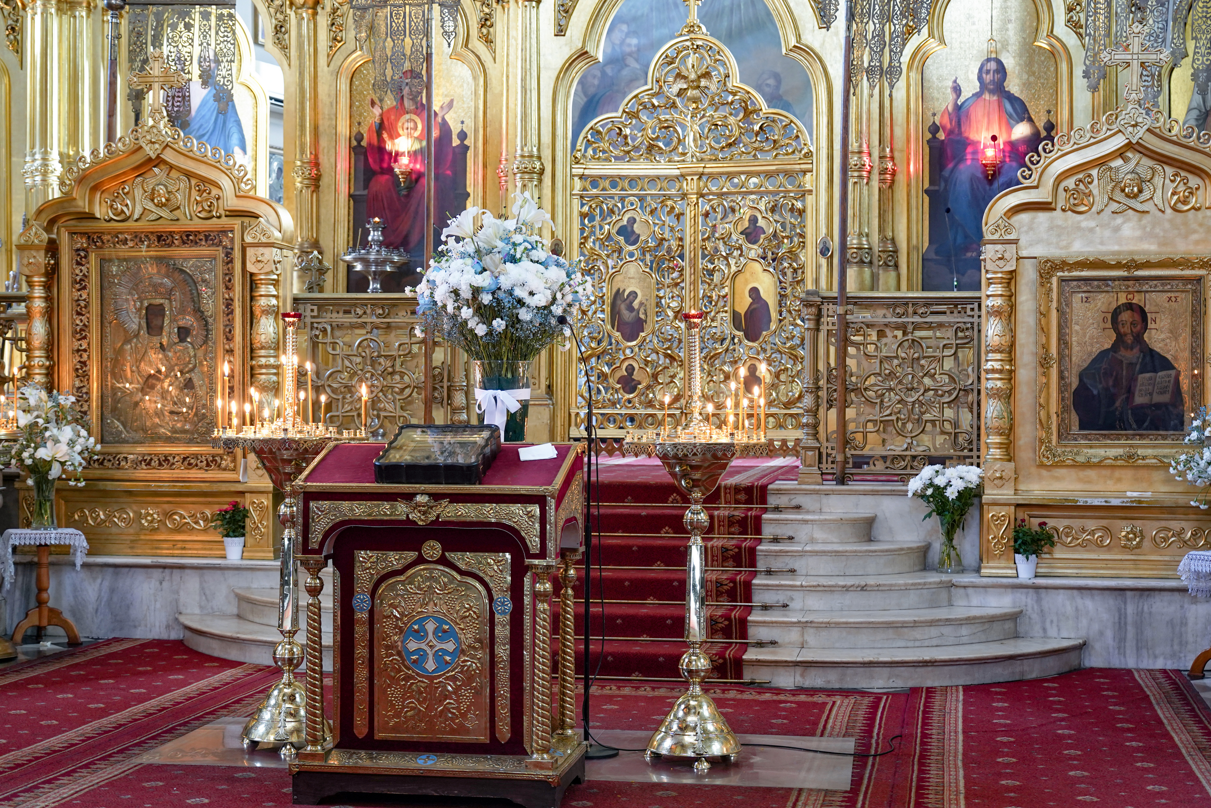 Divine Liturgy of Presanctified Gifts in St. Mary Magdalene Orthodox Cathedral in Warsaw