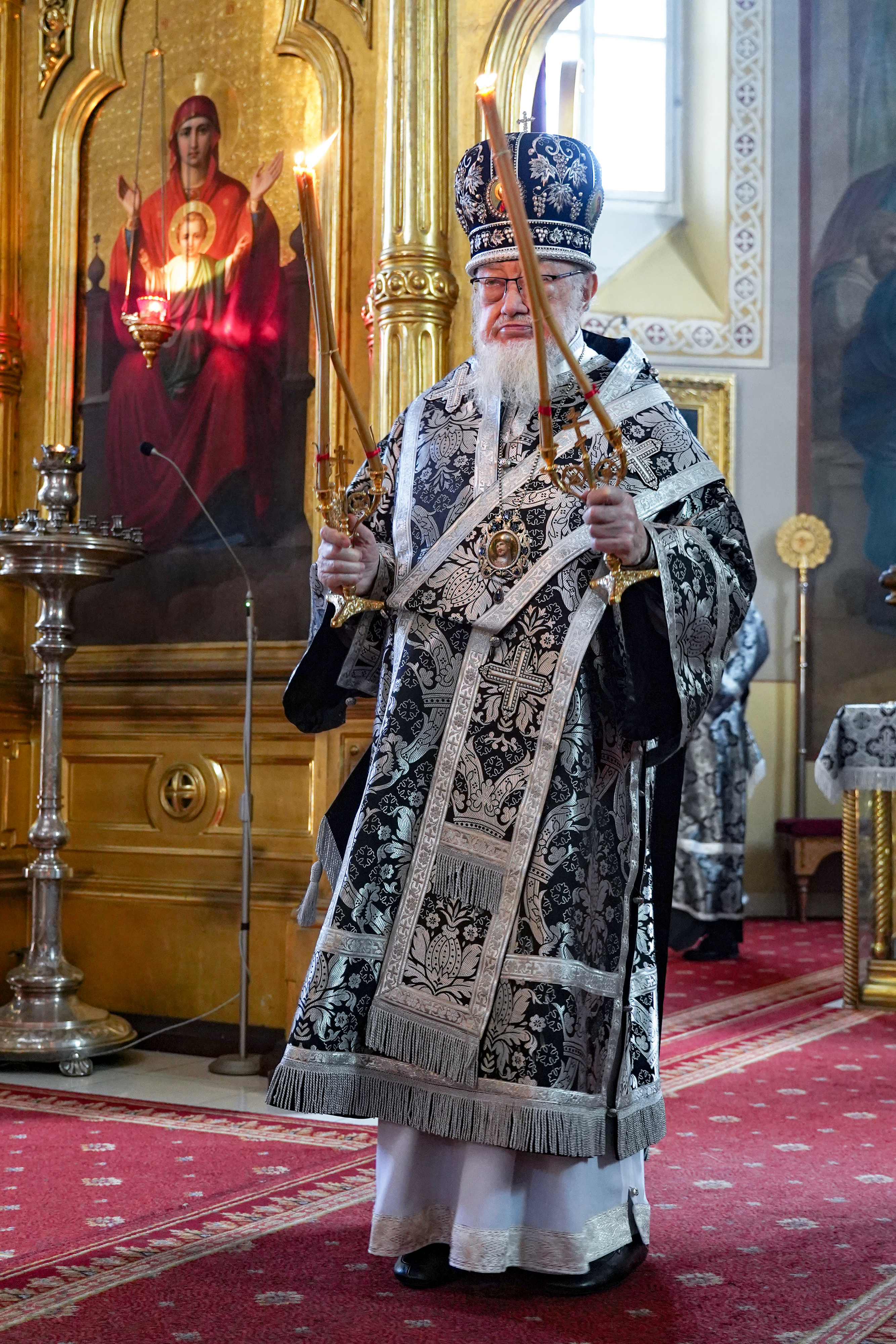 Divine Liturgy of Presanctified Gifts in St. Mary Magdalene Orthodox Cathedral in Warsaw