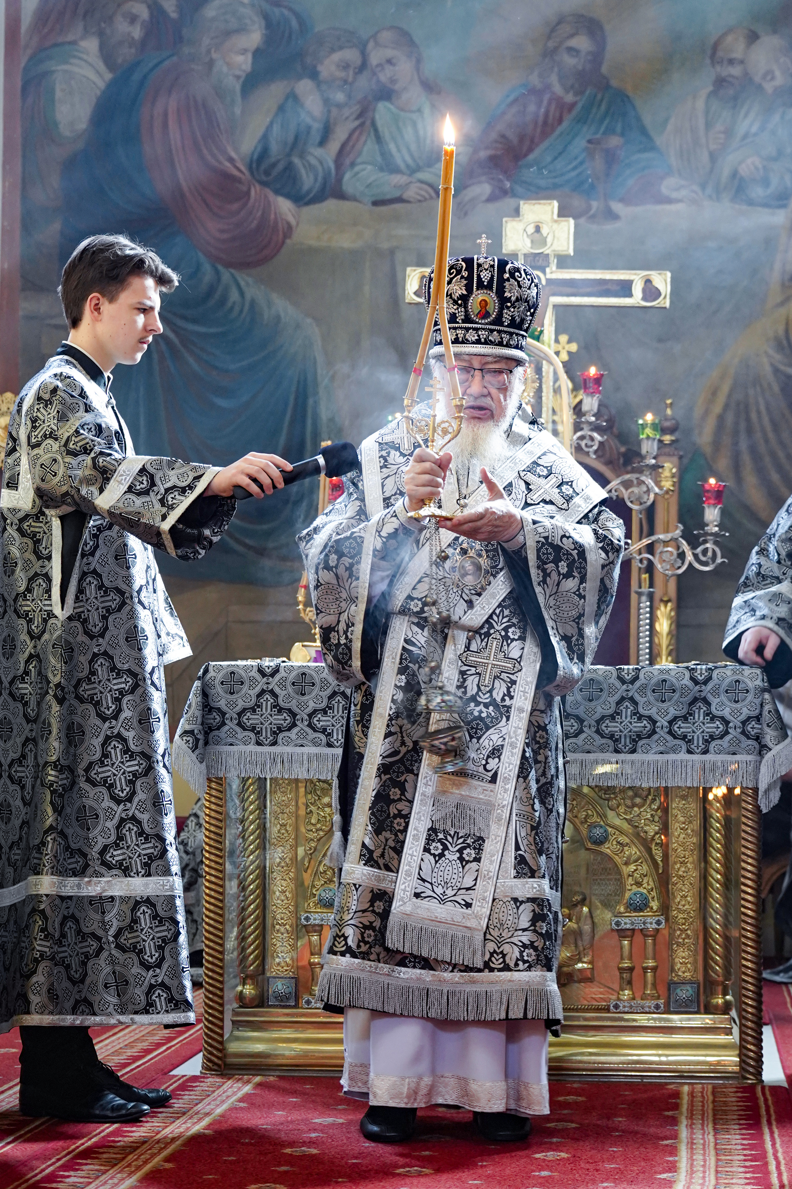 Divine Liturgy of Presanctified Gifts in St. Mary Magdalene Orthodox Cathedral in Warsaw