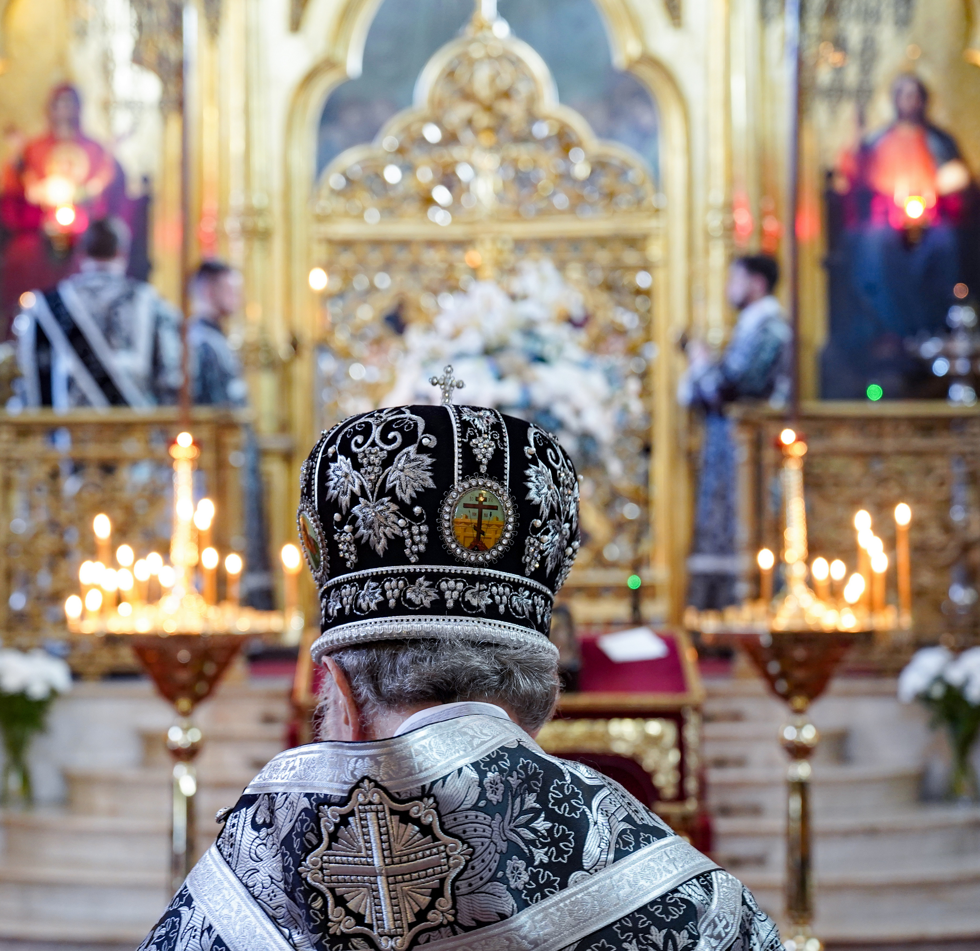 Divine Liturgy of Presanctified Gifts in St. Mary Magdalene Orthodox Cathedral in Warsaw
