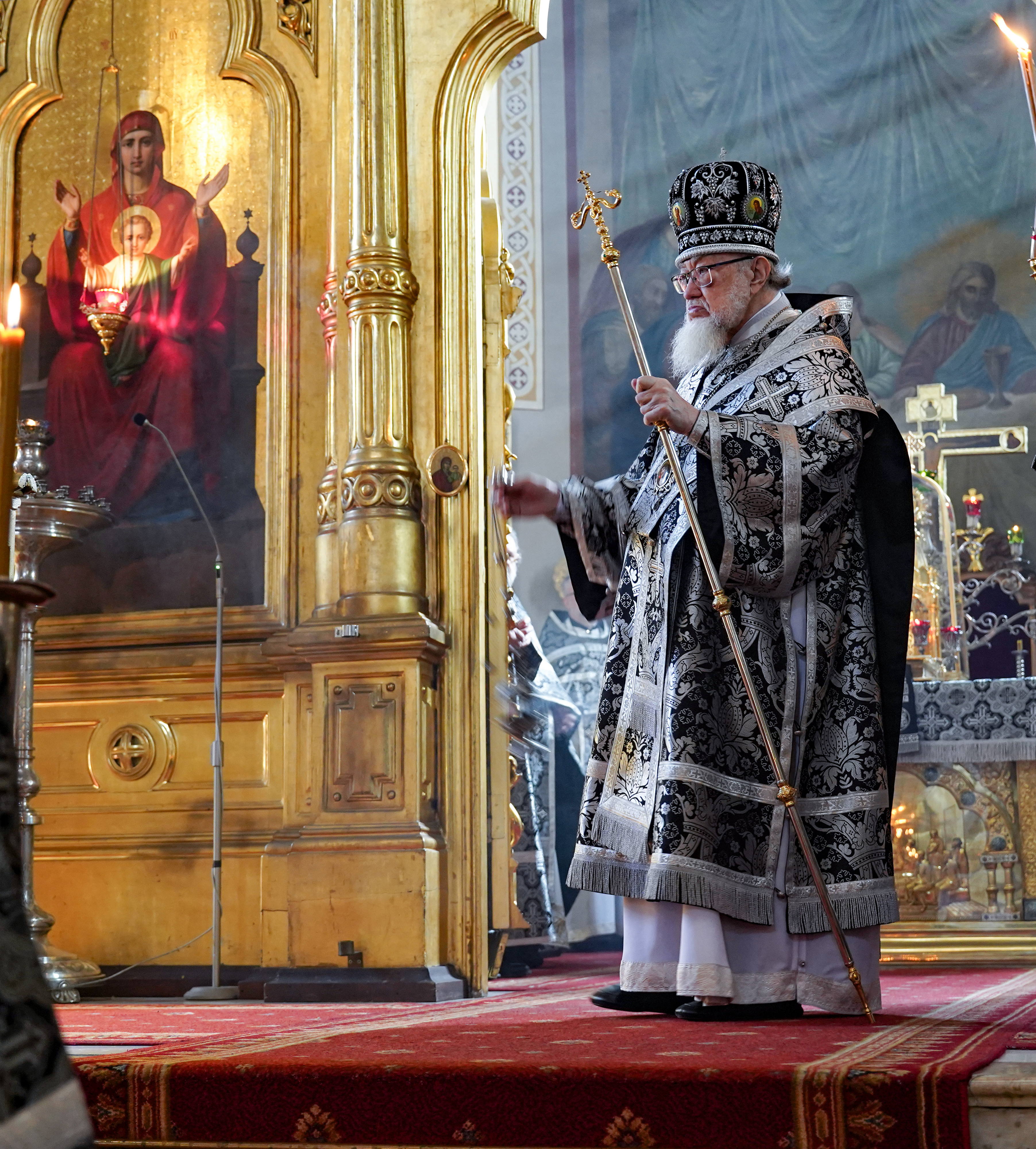 Divine Liturgy of Presanctified Gifts in St. Mary Magdalene Orthodox Cathedral in Warsaw