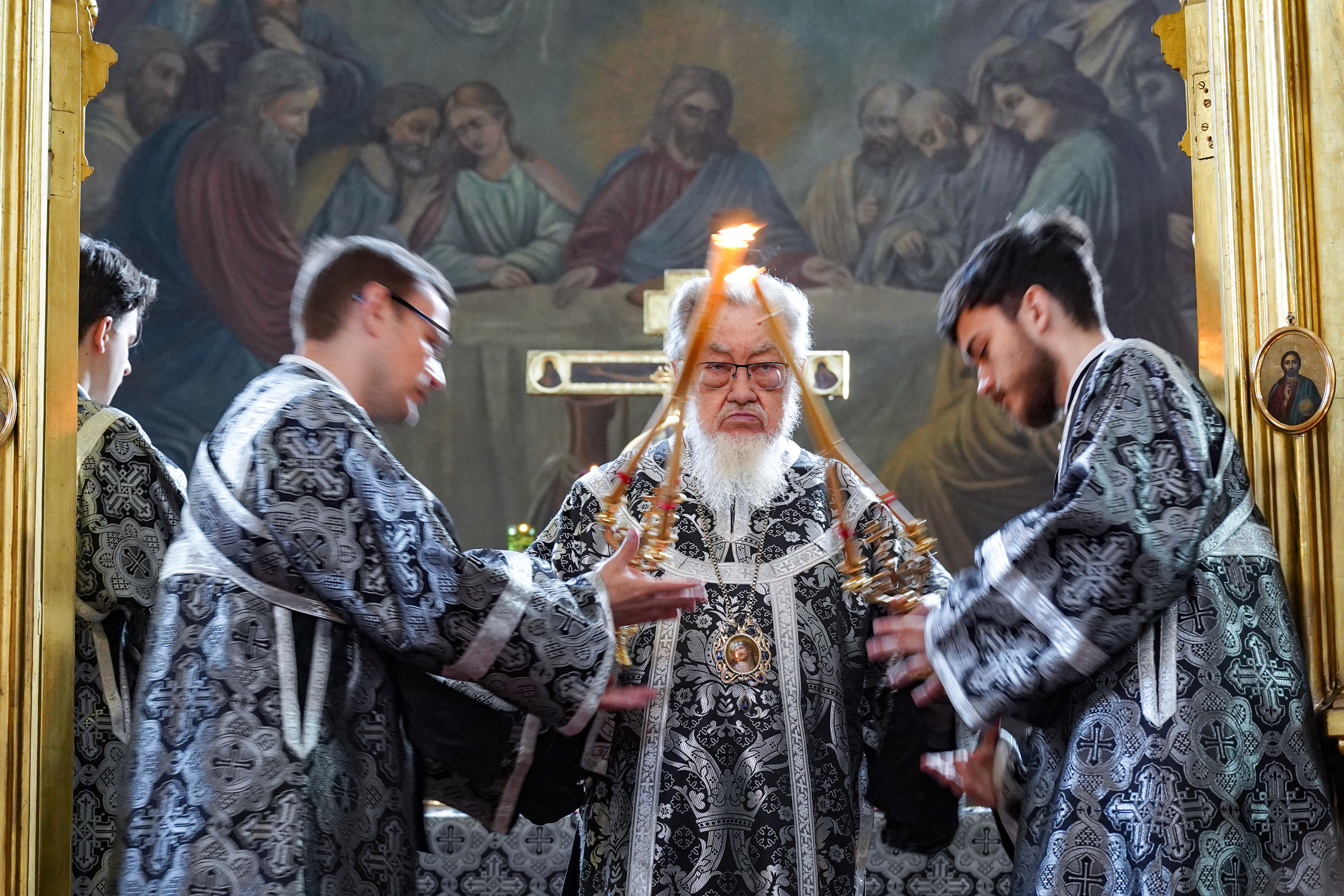 Divine Liturgy of Presanctified Gifts in St. Mary Magdalene Orthodox Cathedral in Warsaw