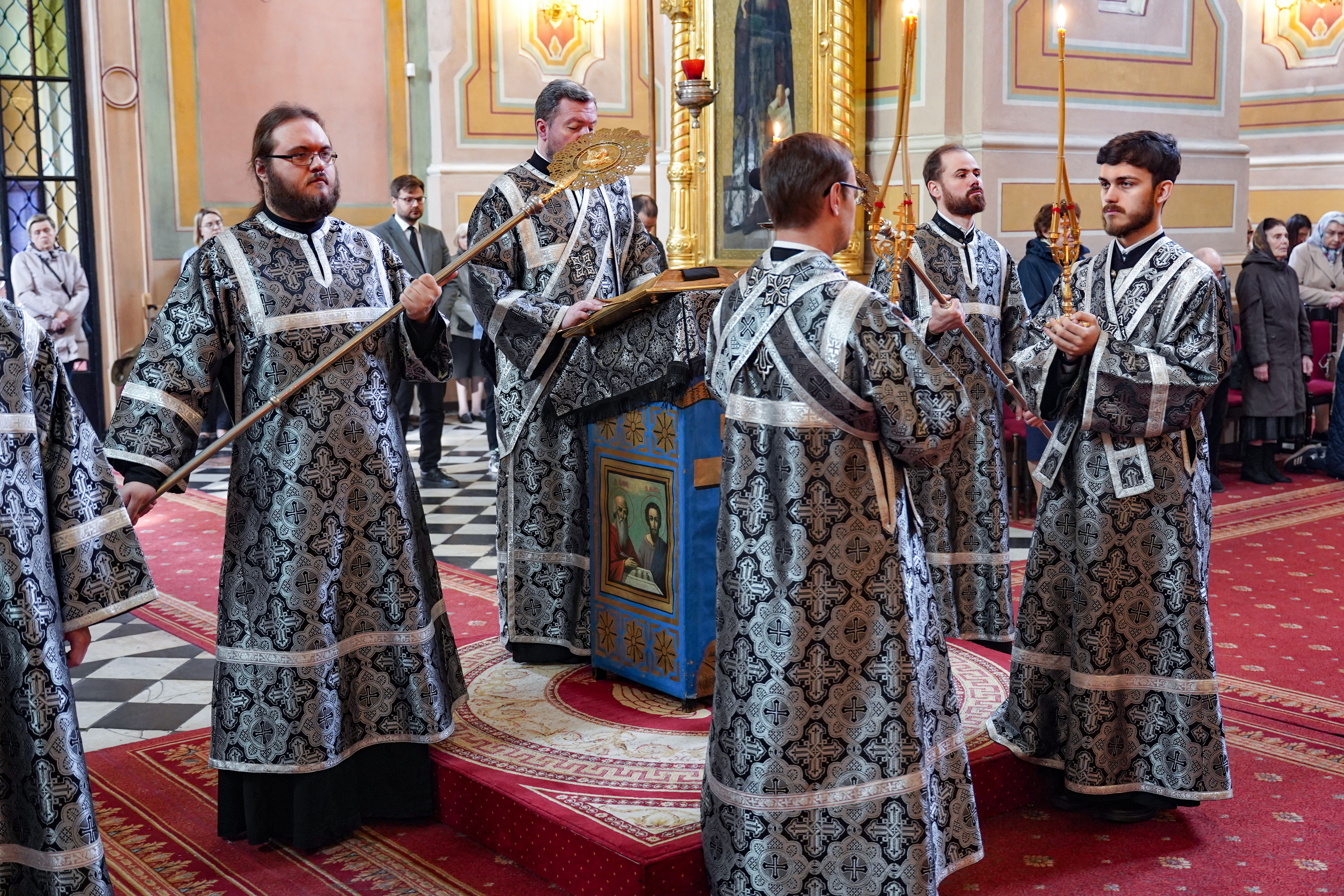 Divine Liturgy of Presanctified Gifts in St. Mary Magdalene Orthodox Cathedral in Warsaw