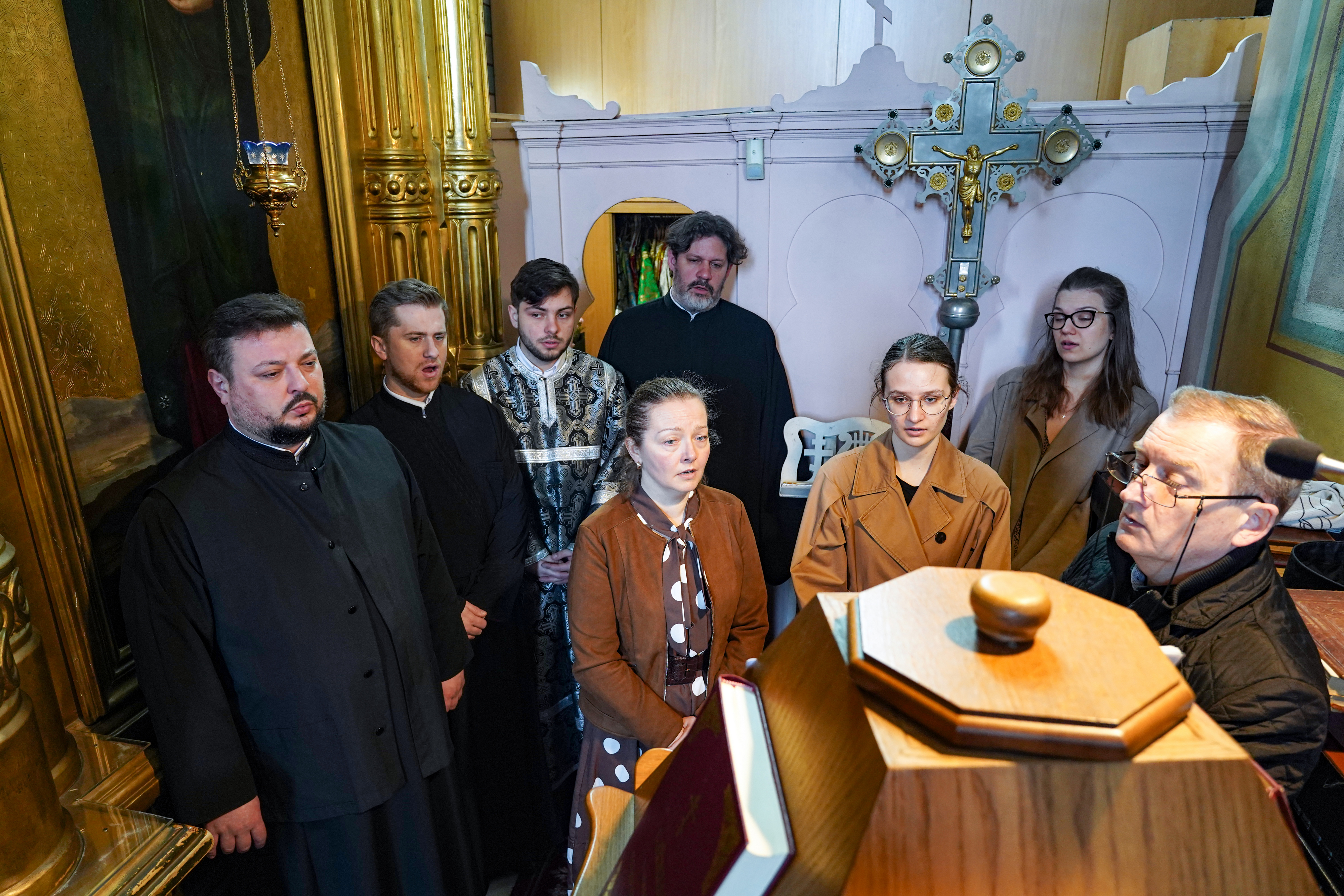 Divine Liturgy of Presanctified Gifts in St. Mary Magdalene Orthodox Cathedral in Warsaw