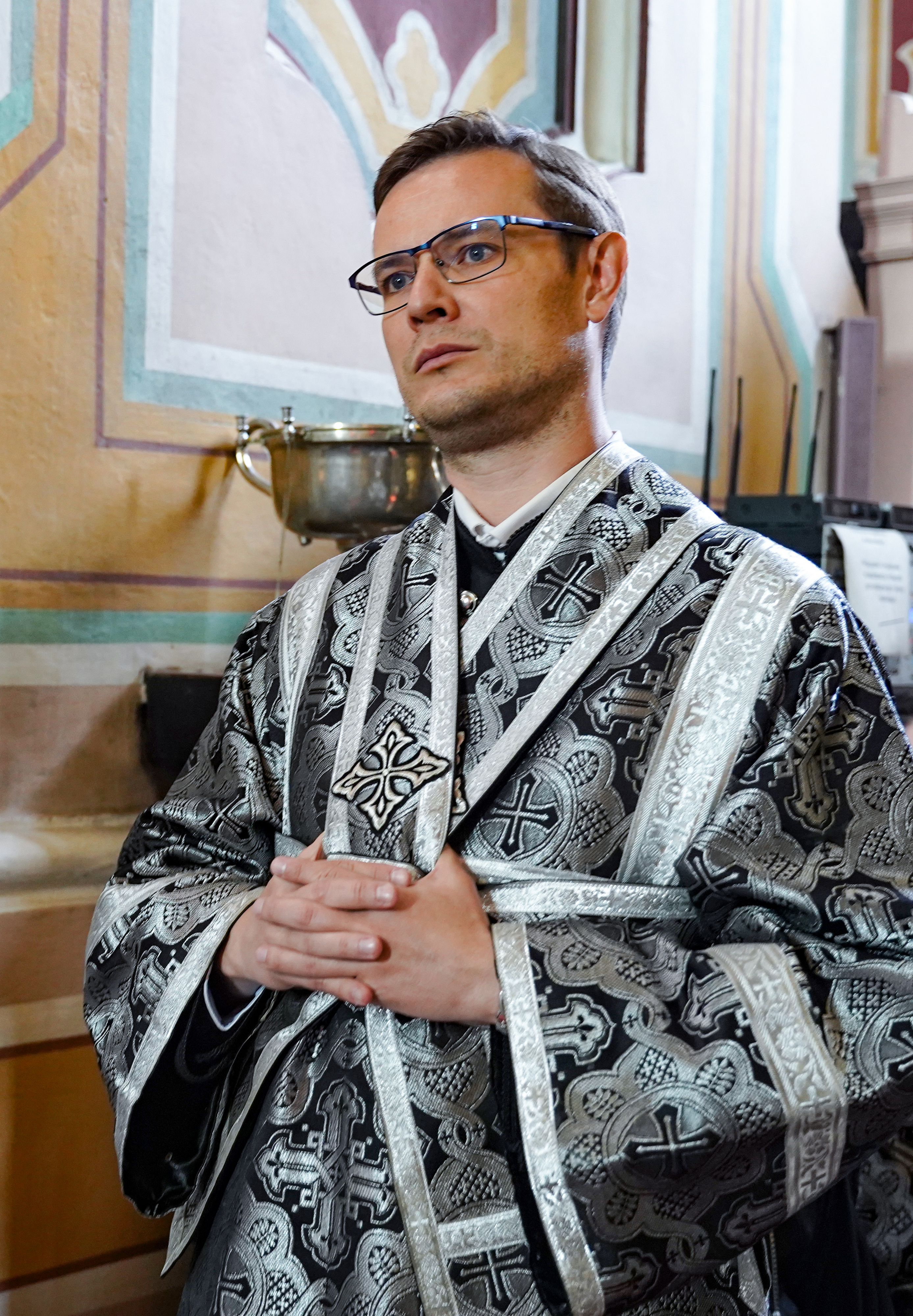Divine Liturgy of Presanctified Gifts in St. Mary Magdalene Orthodox Cathedral in Warsaw