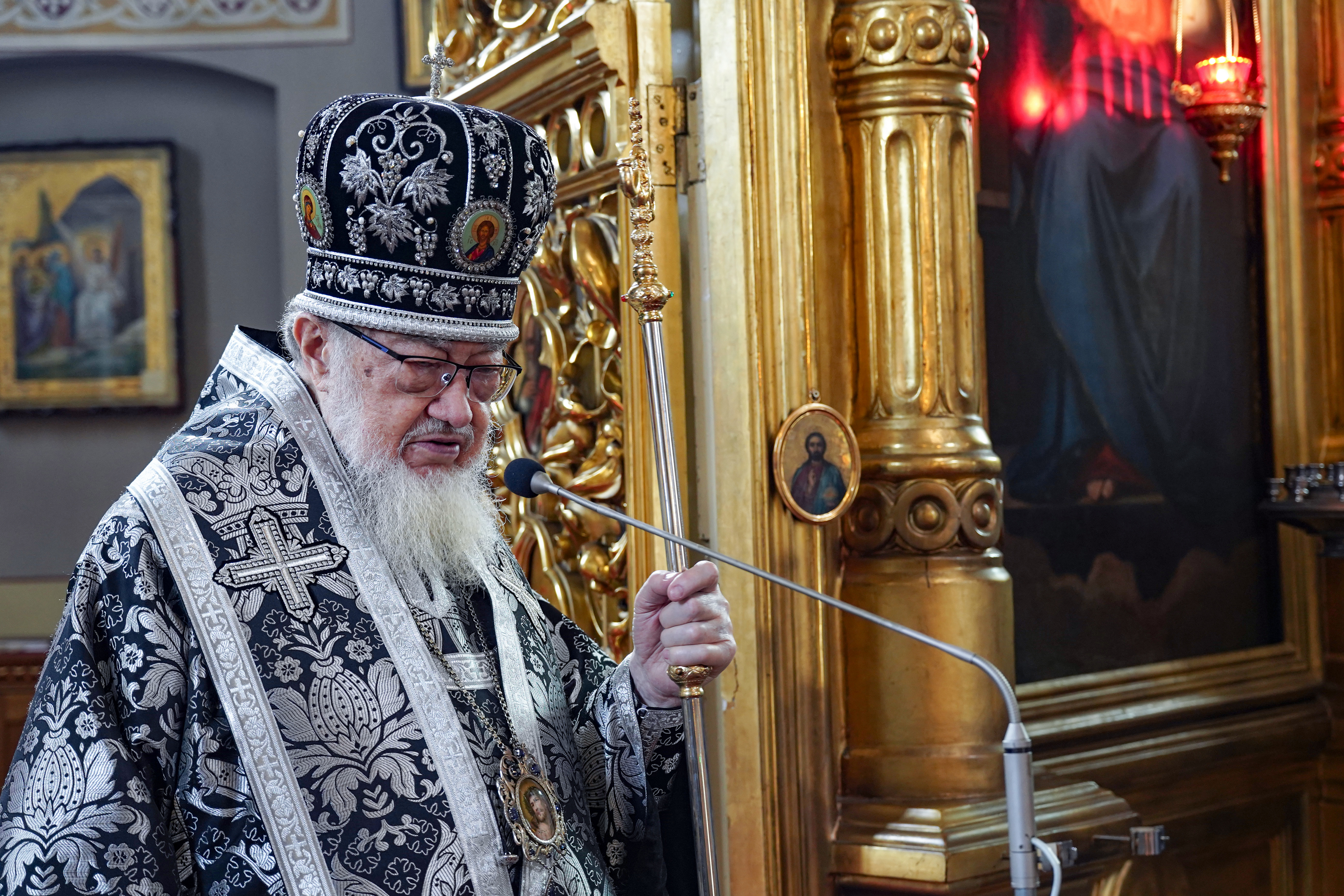Divine Liturgy of Presanctified Gifts in St. Mary Magdalene Orthodox Cathedral in Warsaw
