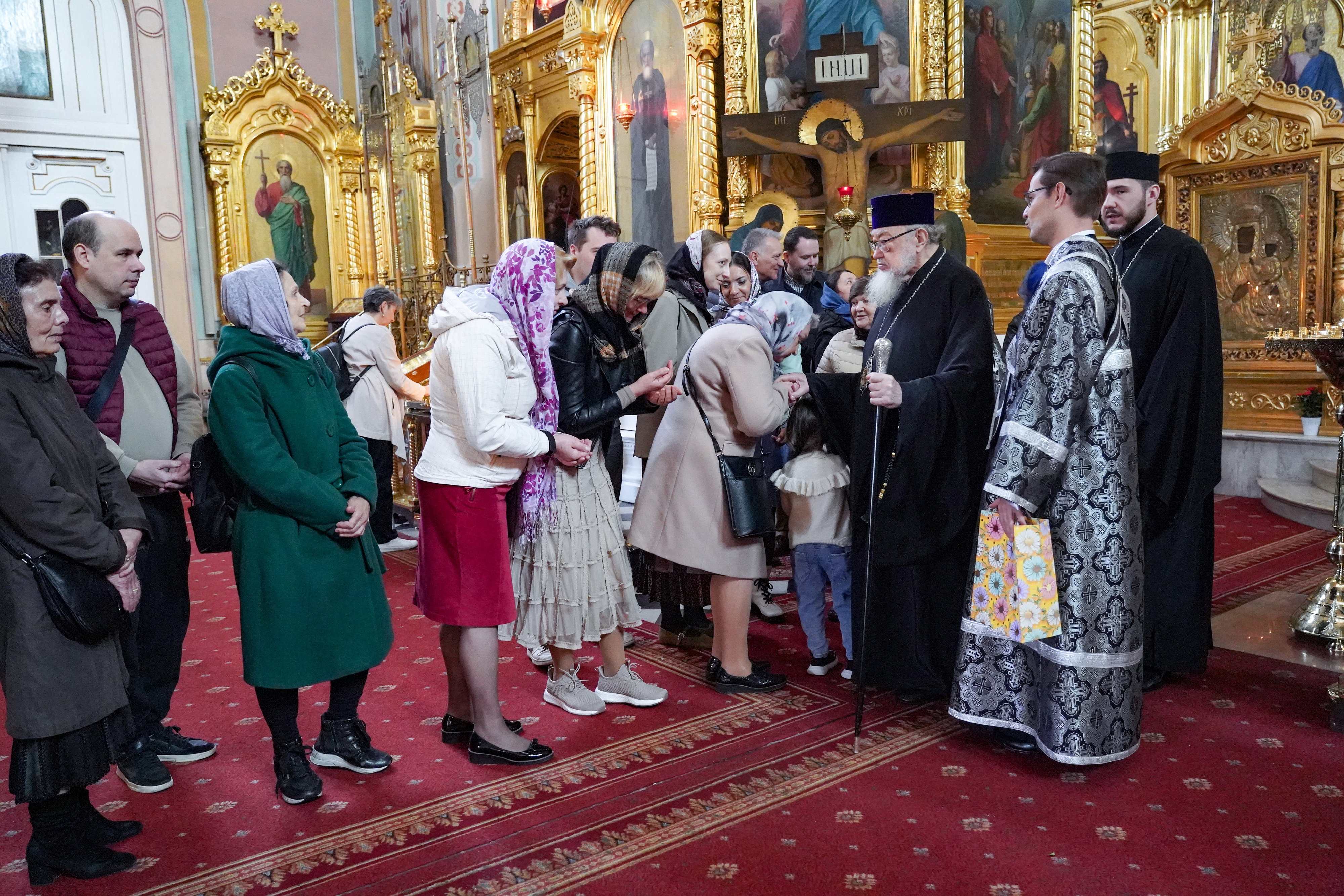 Divine Liturgy of Presanctified Gifts in St. Mary Magdalene Orthodox Cathedral in Warsaw