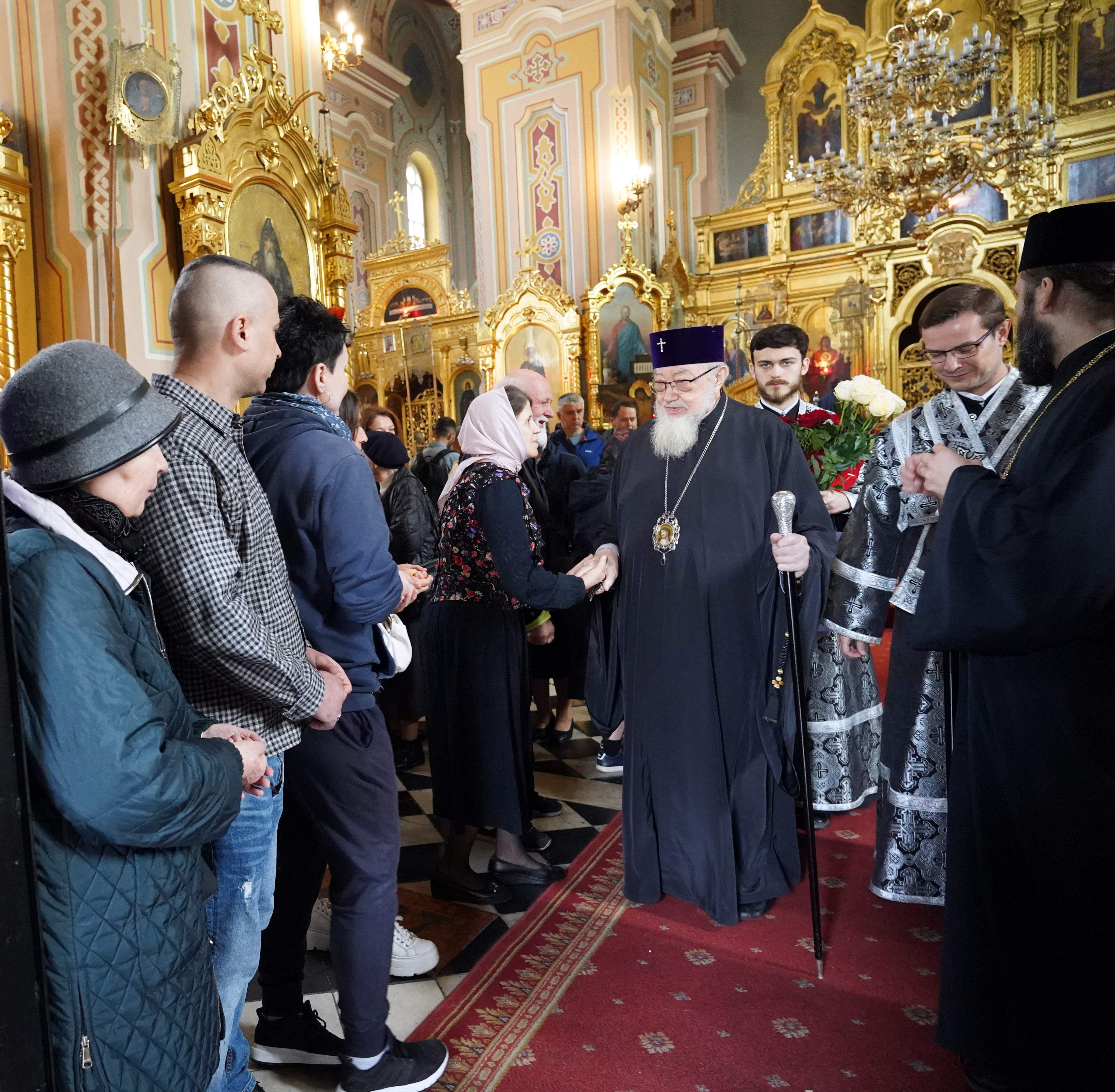 Divine Liturgy of Presanctified Gifts in St. Mary Magdalene Orthodox Cathedral in Warsaw