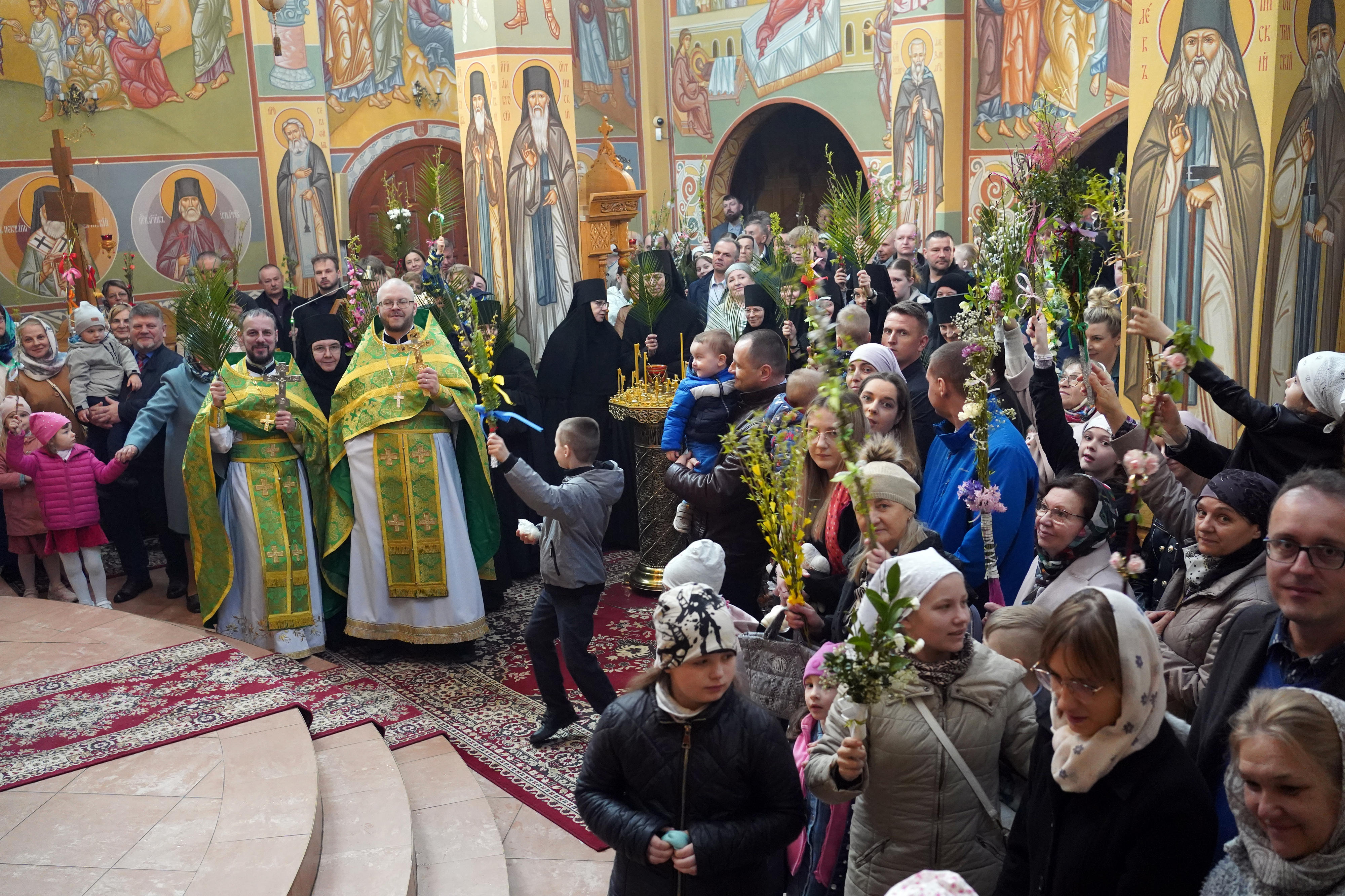 Palm Sunday in Zwierki Convernt, 2025