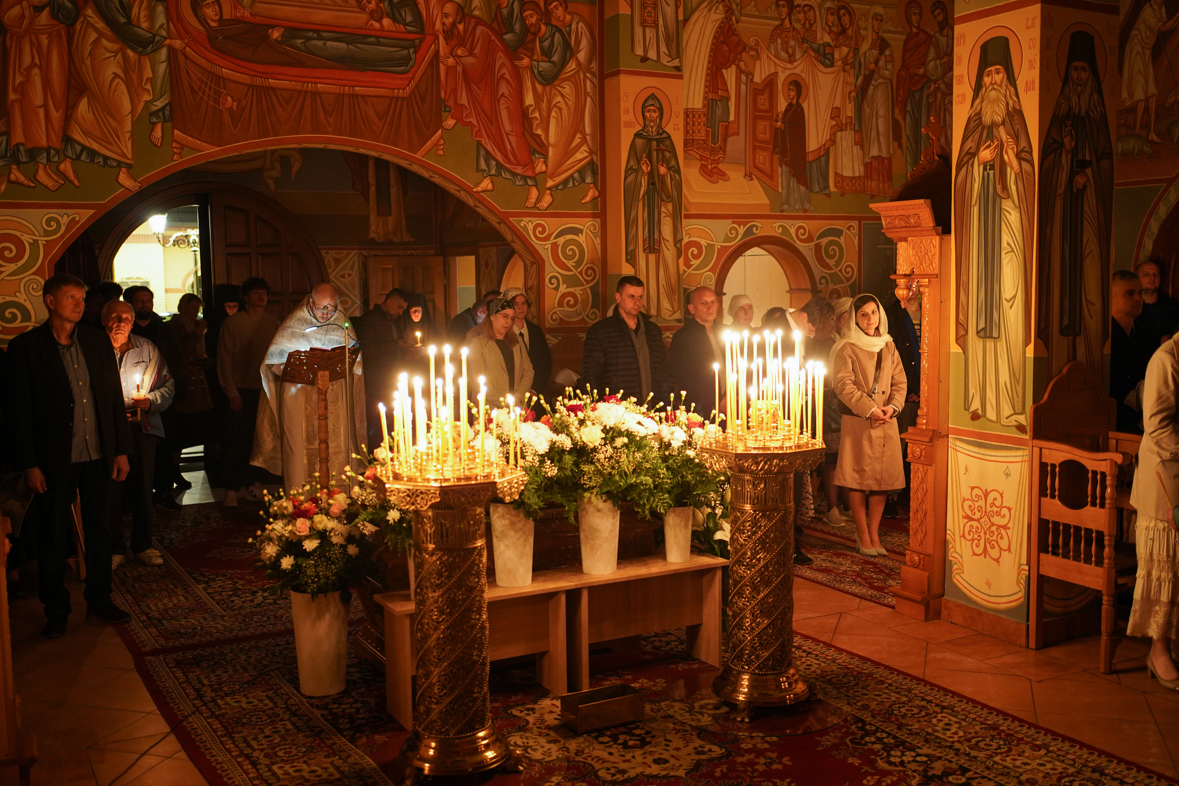 Easter night in Zwierki Convent, 2025