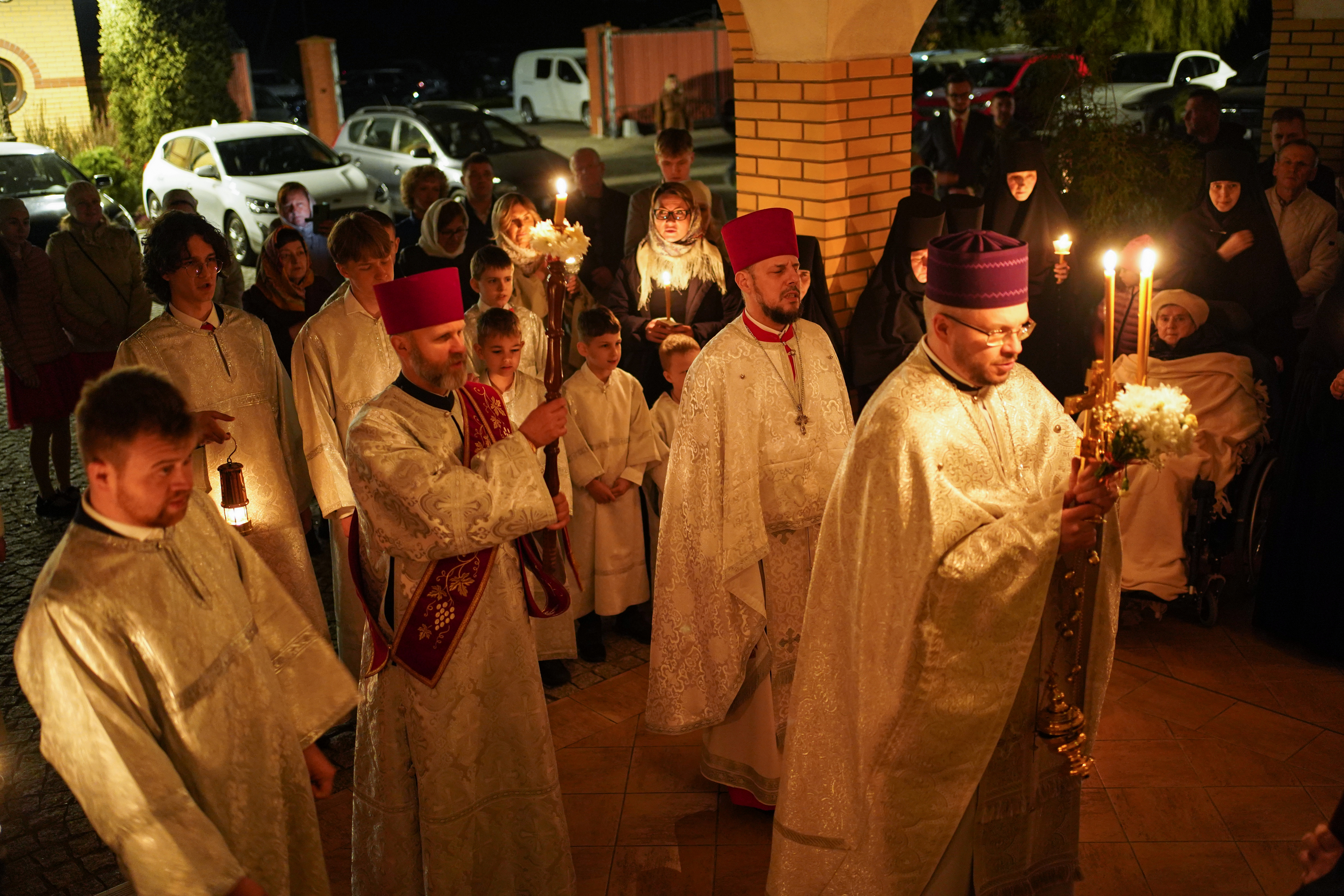 Easter night in Zwierki Convent, 2025