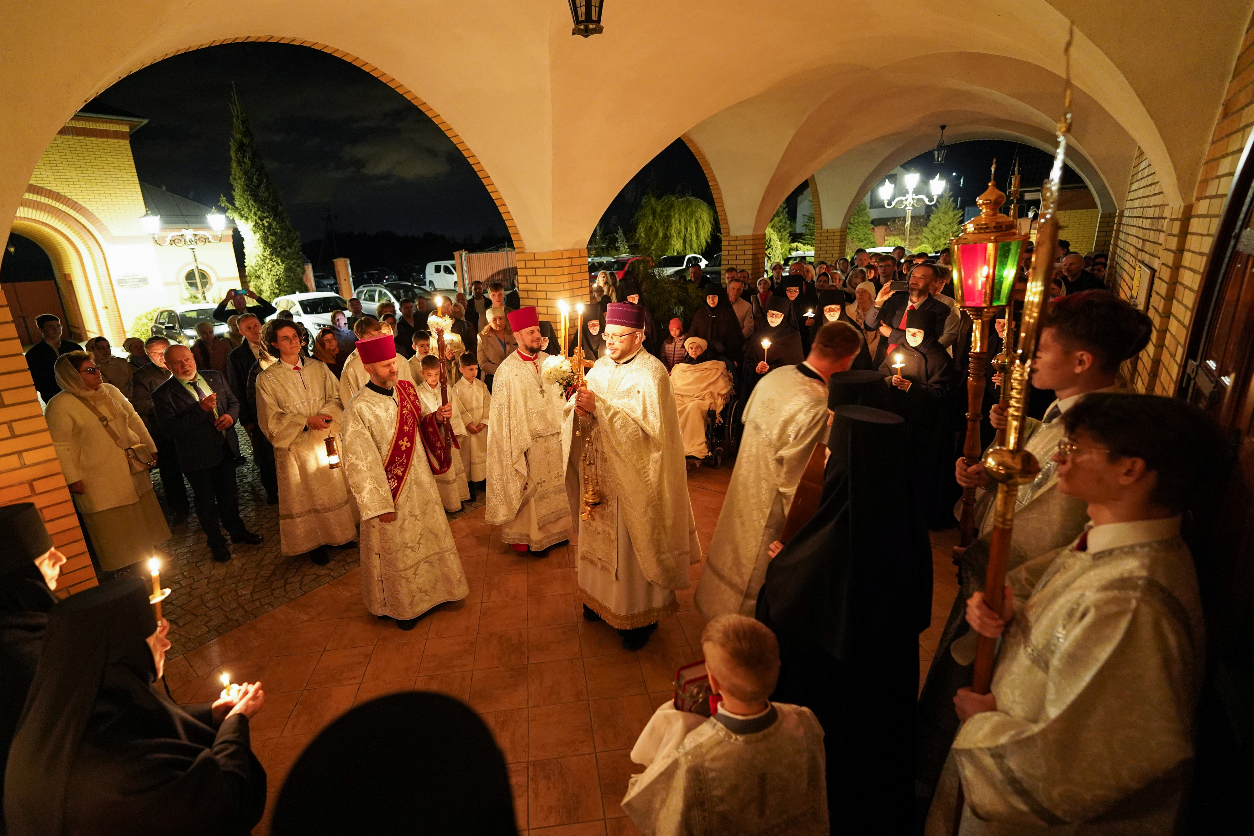Easter night in Zwierki Convent, 2025