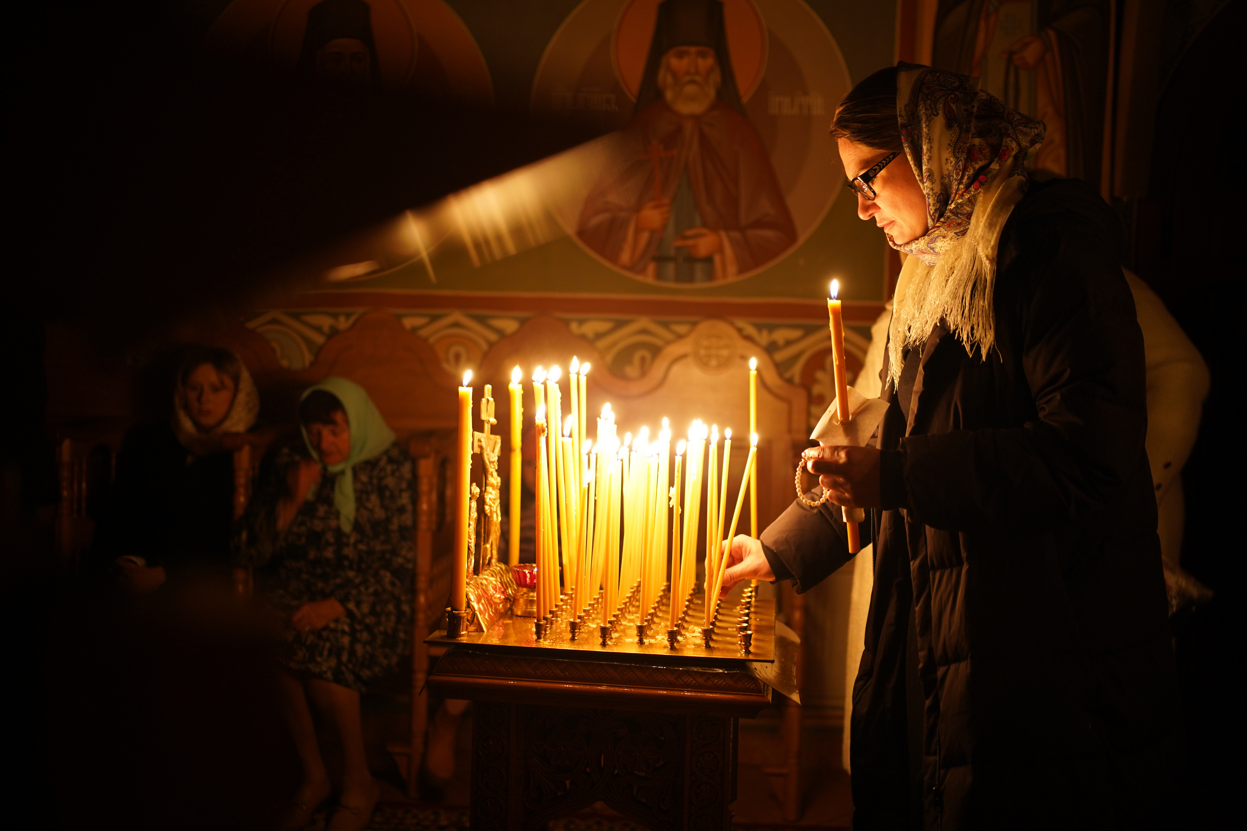 Easter night in Zwierki Convent, 2025
