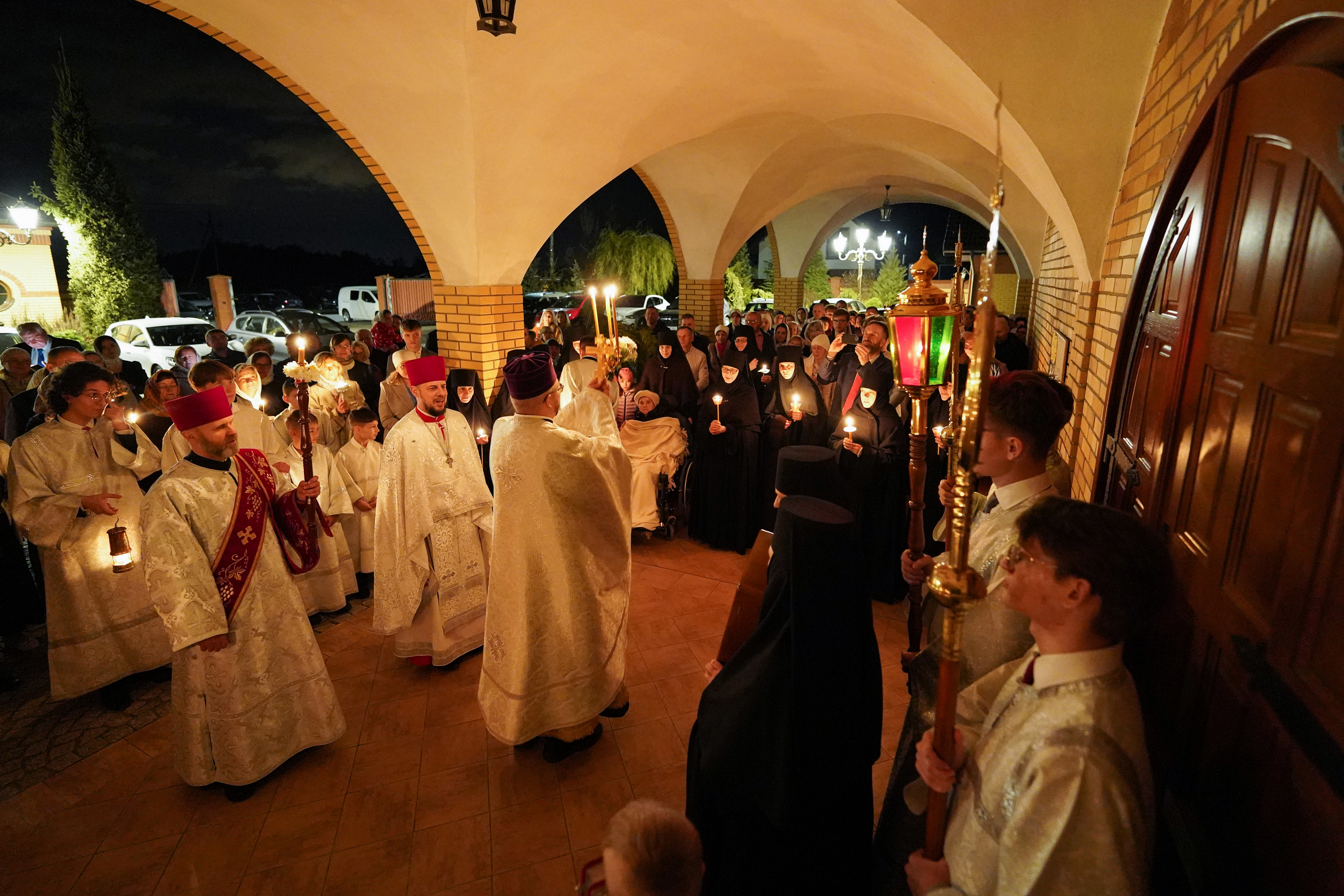 Easter night in Zwierki Convent, 2025