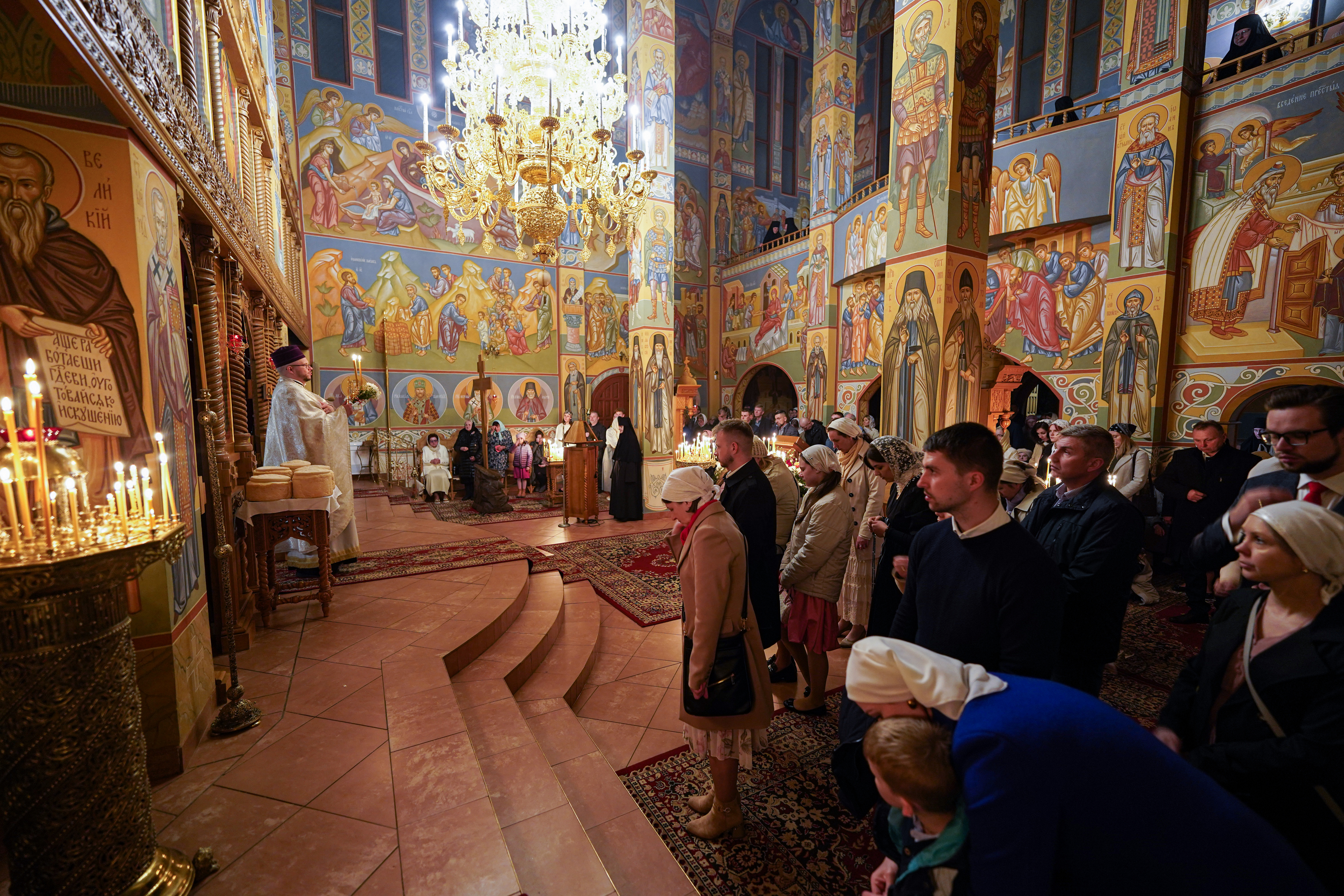 Easter night in Zwierki Convent, 2025 
