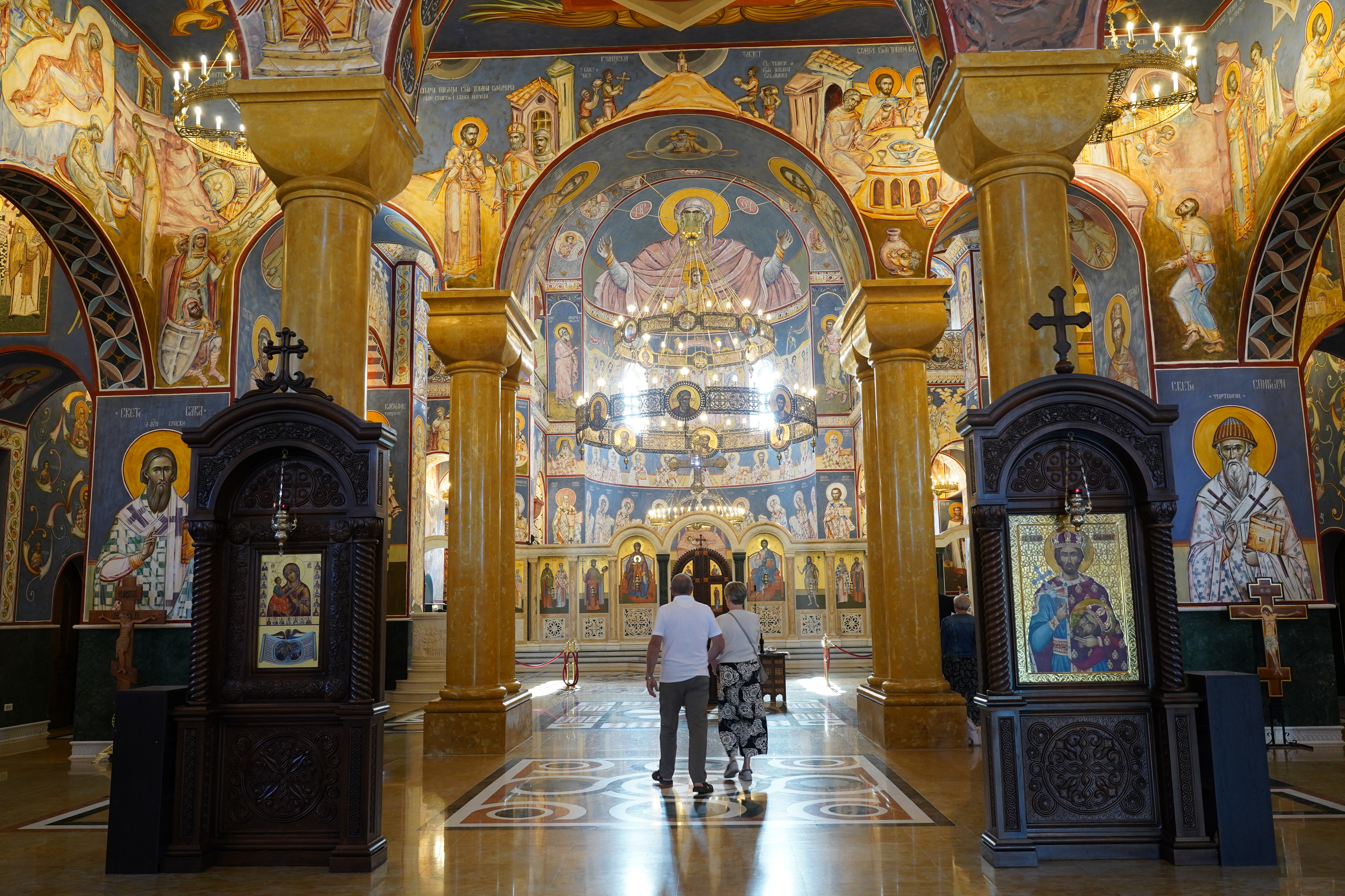 Divine Liturgy in St. John Vladimir Orthodox church in Bar 