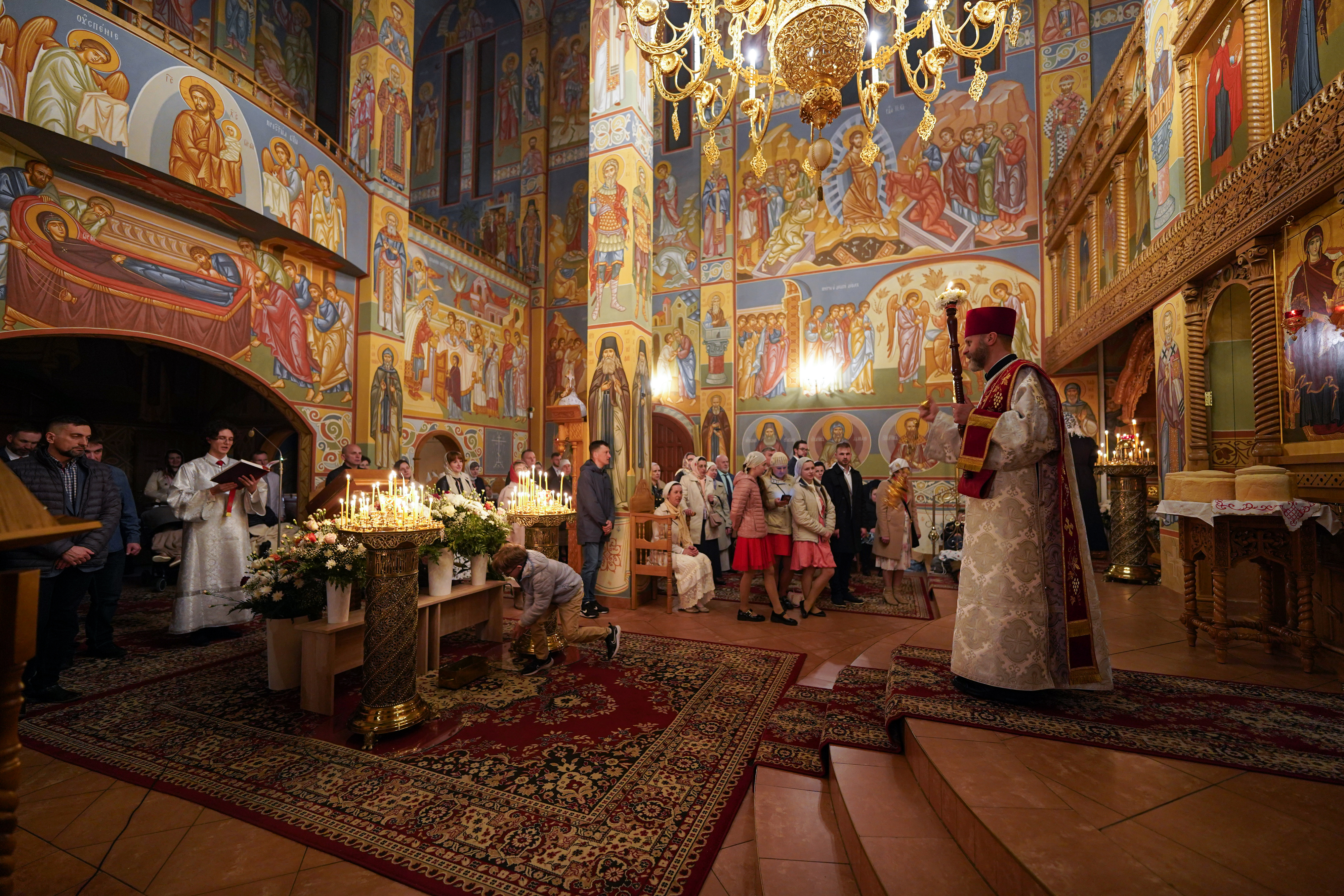 Easter night in Zwierki Convent, 2025