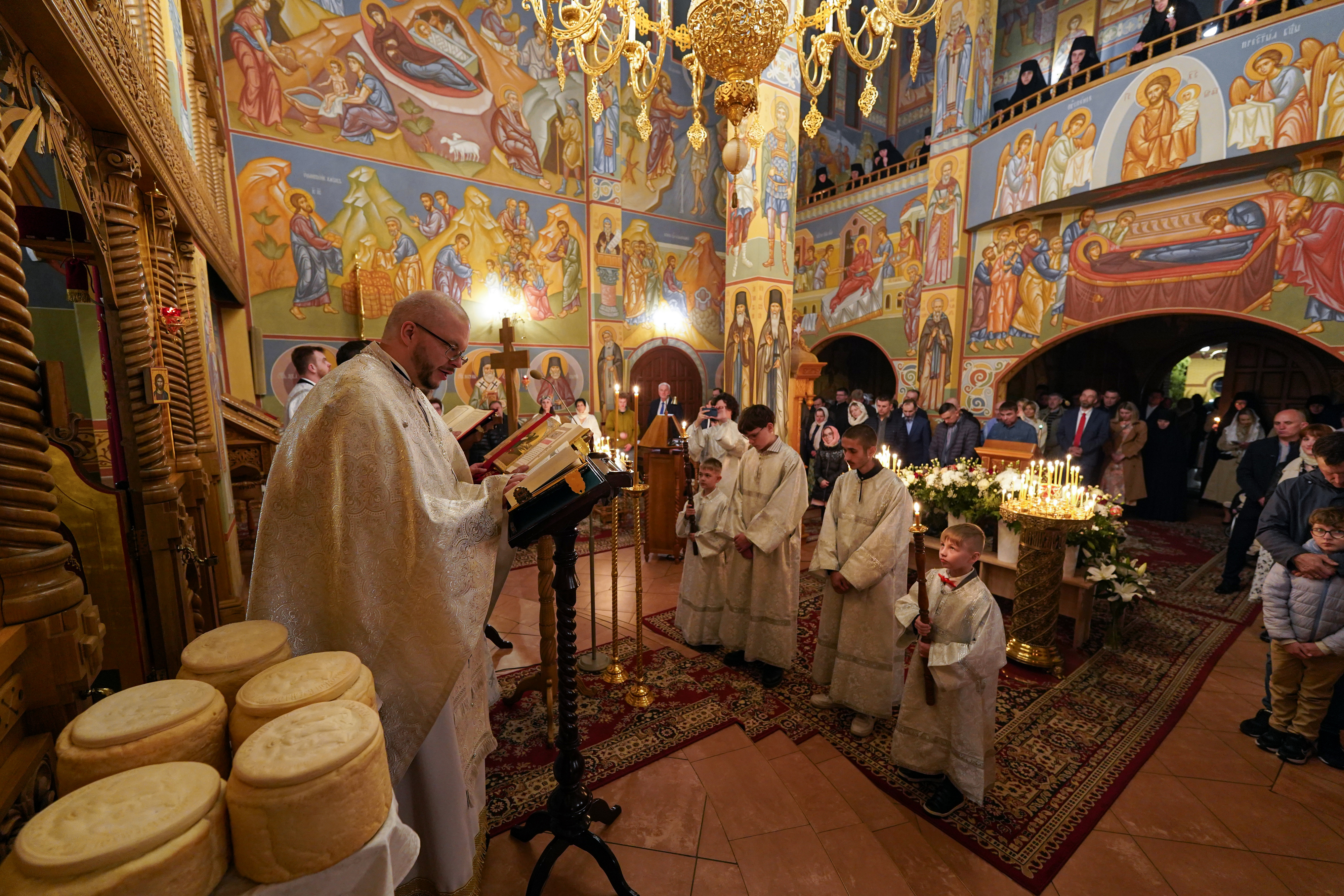 Easter night in Zwierki Convent, 2025