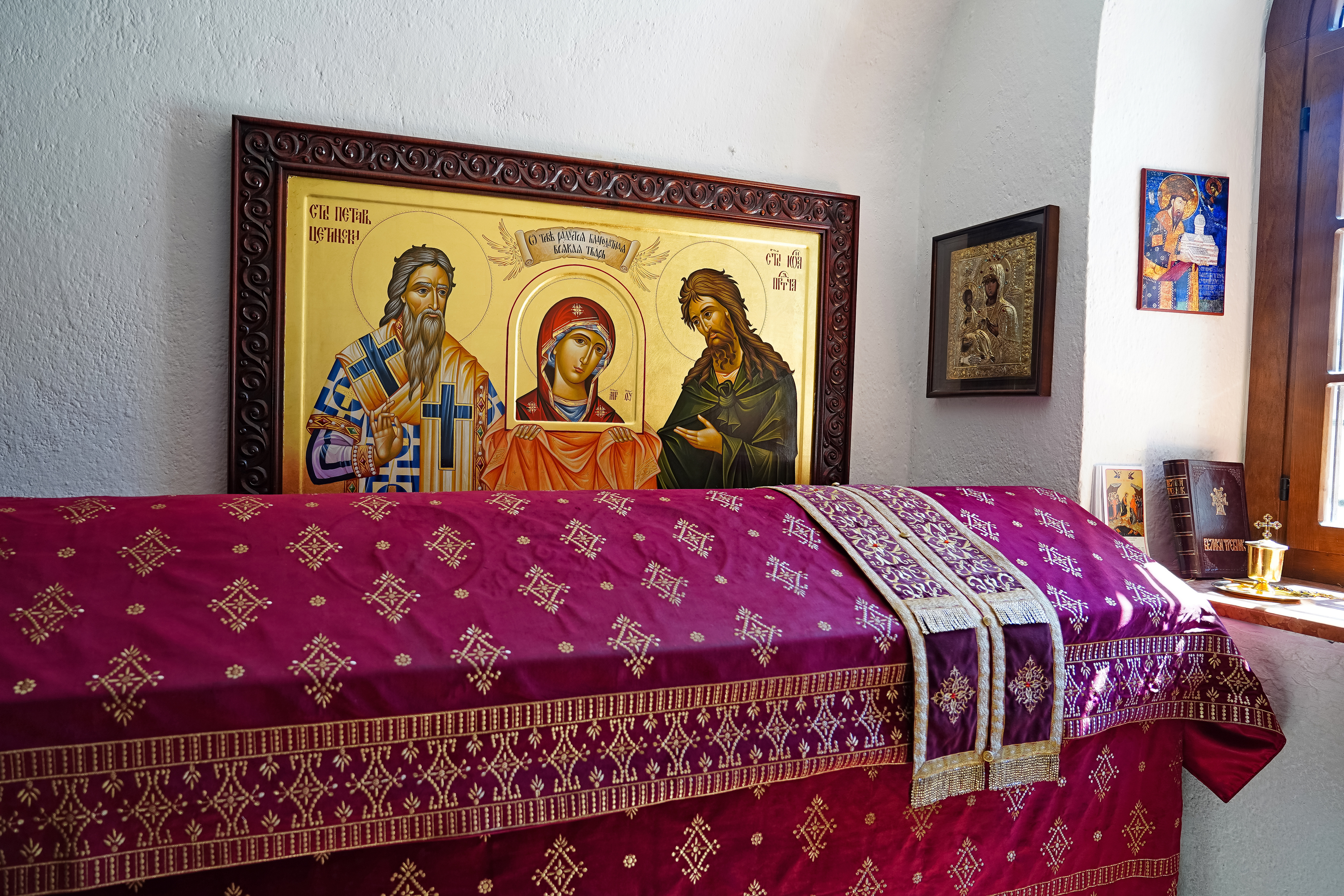 St. Peter reliquary in Cetinje monastery