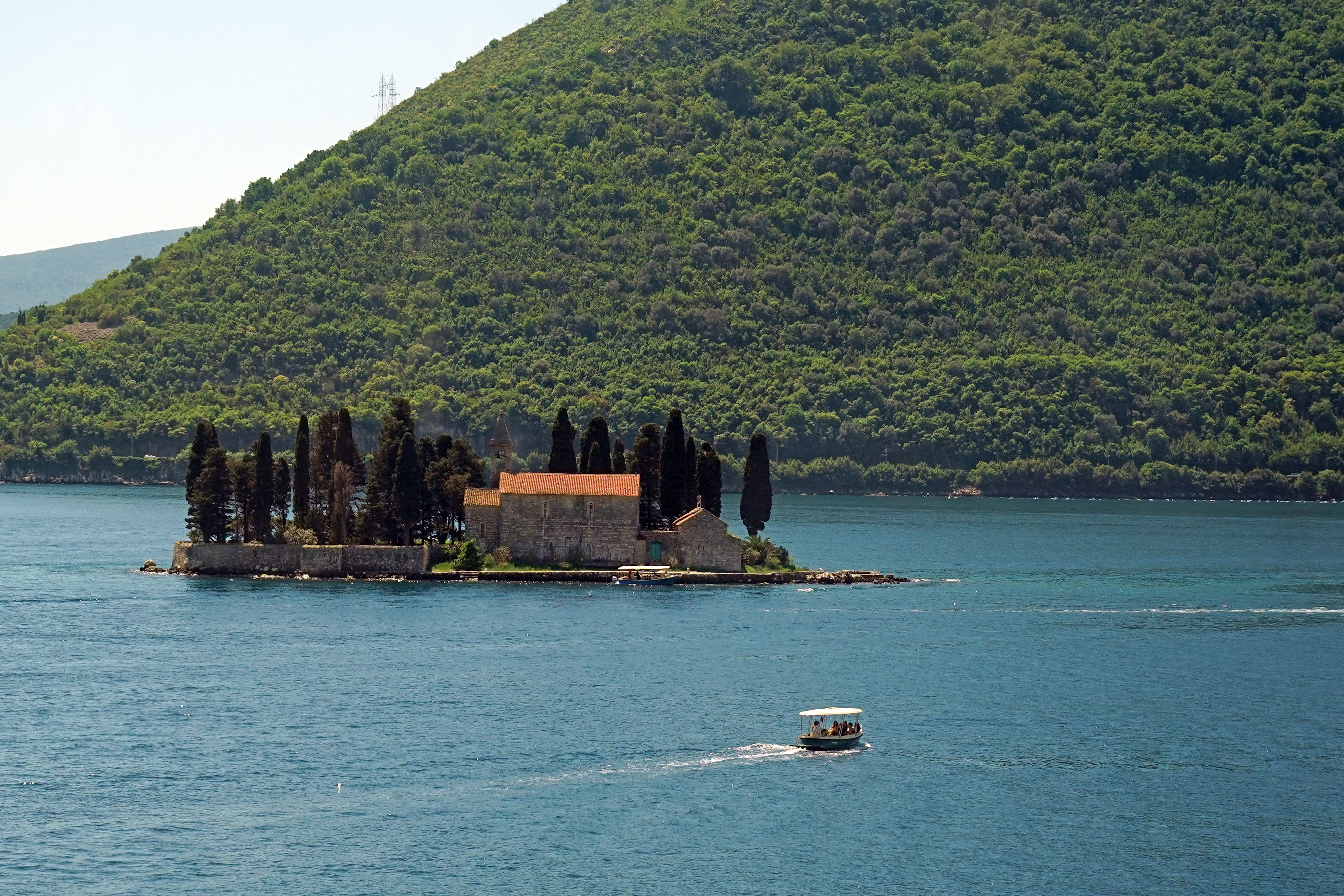 St. George monastery in Kotor Lake