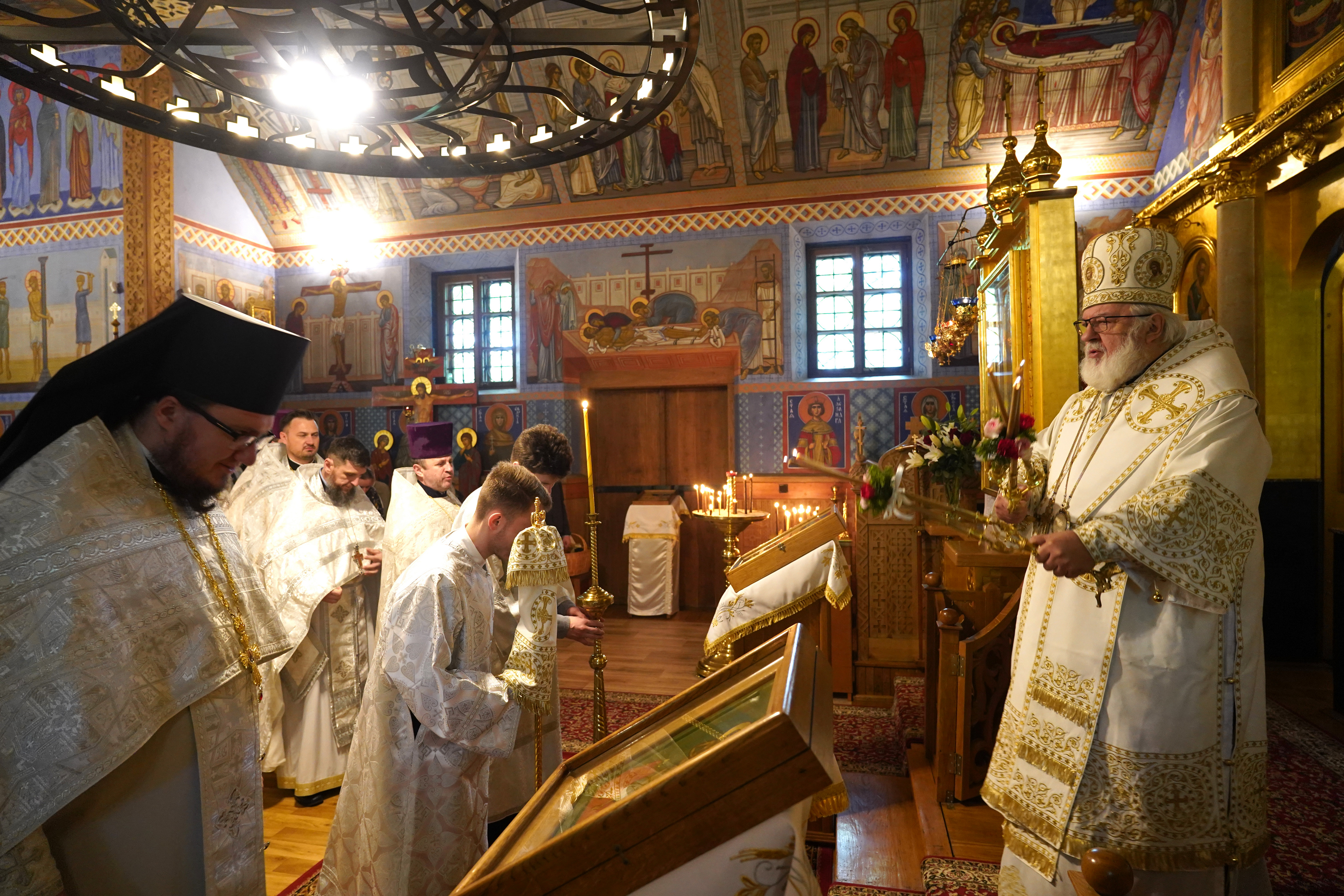 Divine Liturgy at Transfiruration Orthodox church in Granarka Convent, May 2025