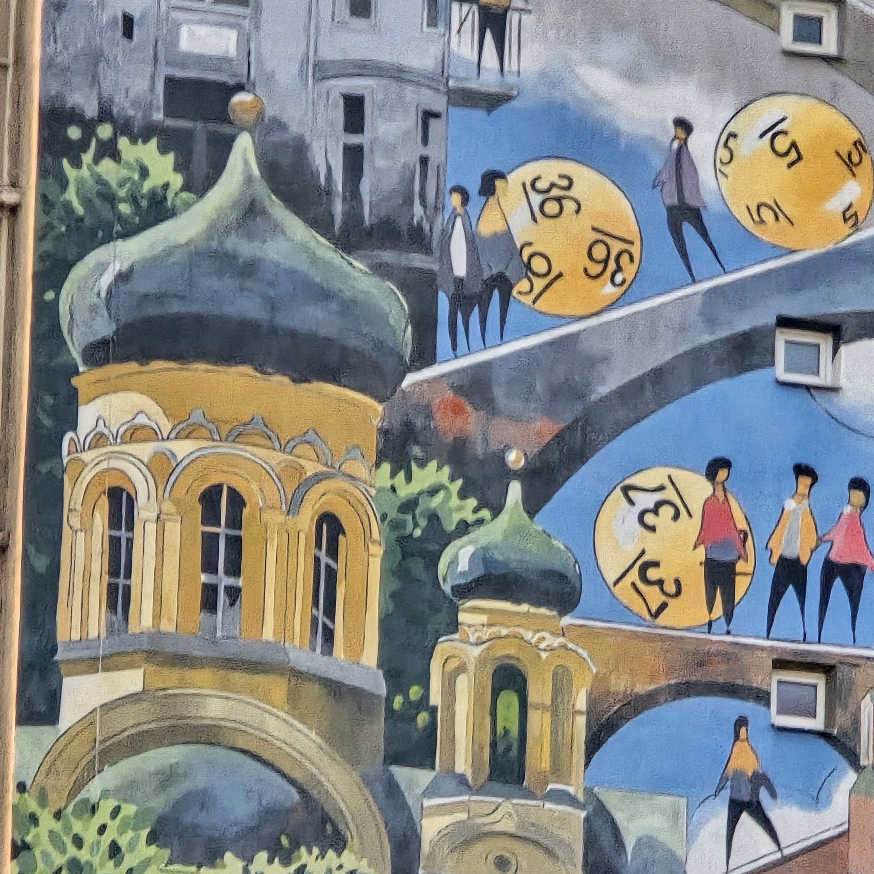 Mural w Warszawie 