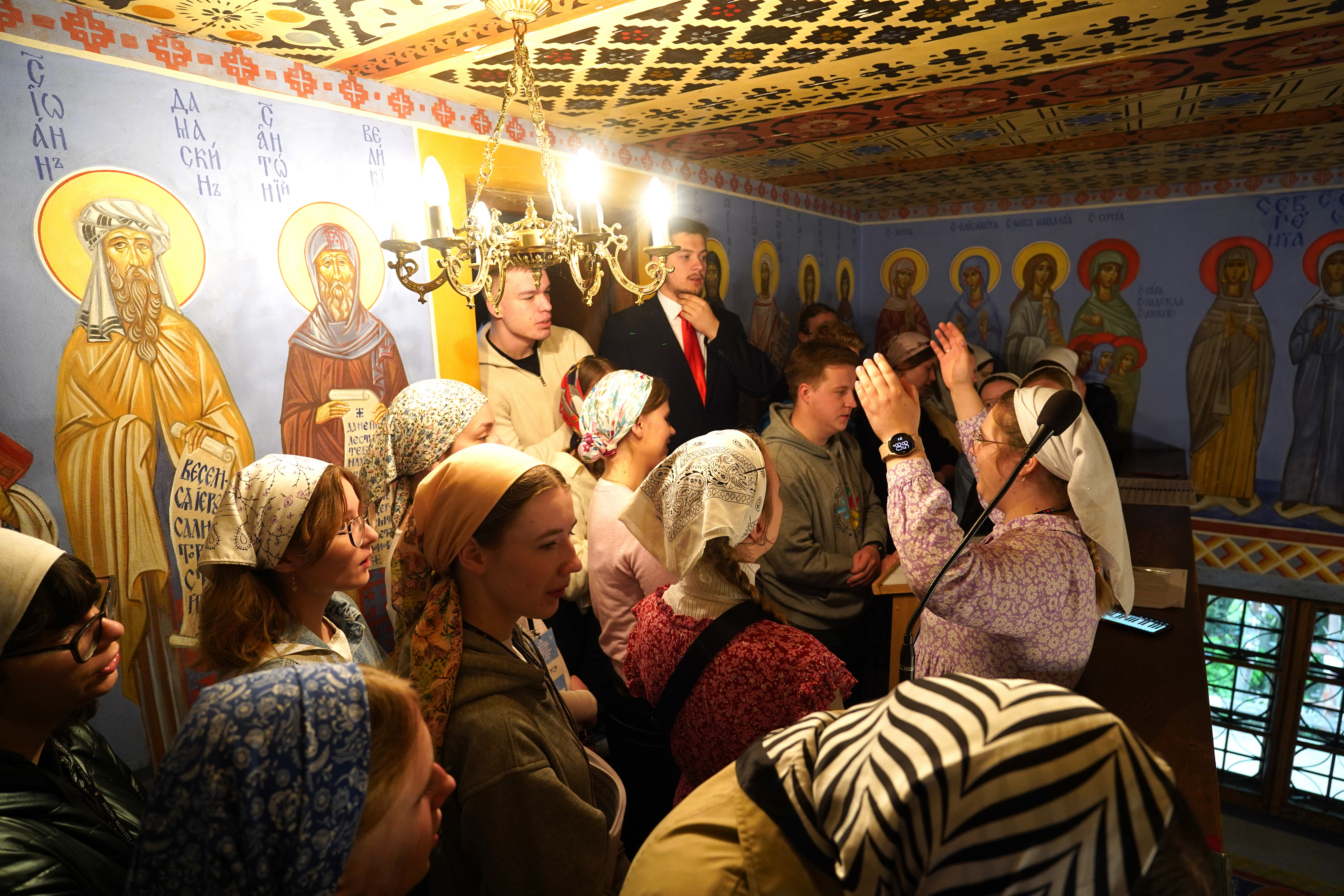  Divine Liturgy at Transfiruration Orthodox church in Granarka Convent, May 2025 