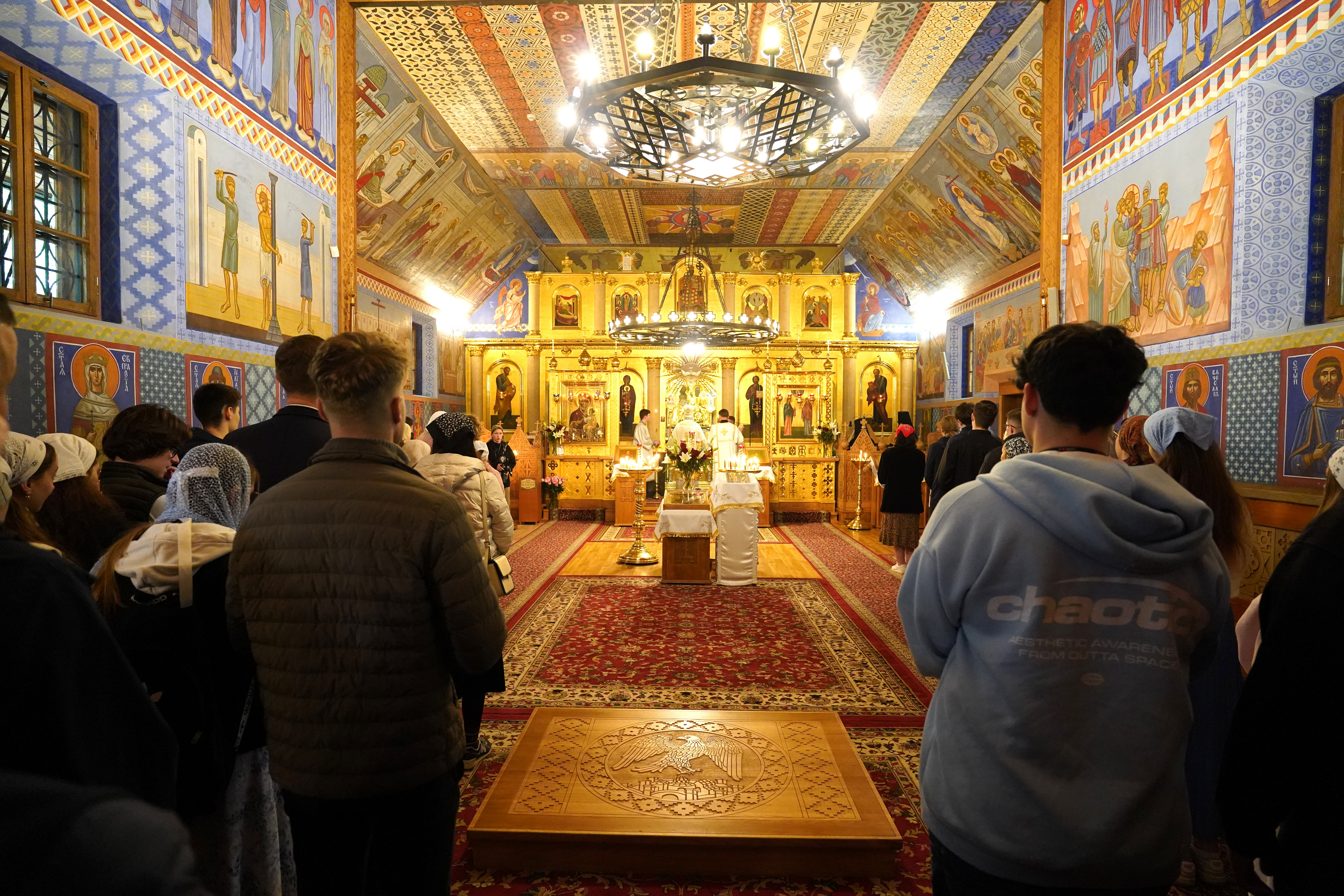Divine Liturgy at Transfiruration Orthodox church in Grabarka Convent, May 2025 