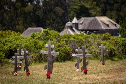 Cemetery, 100th Pilgrimage, Fort Ross, California
