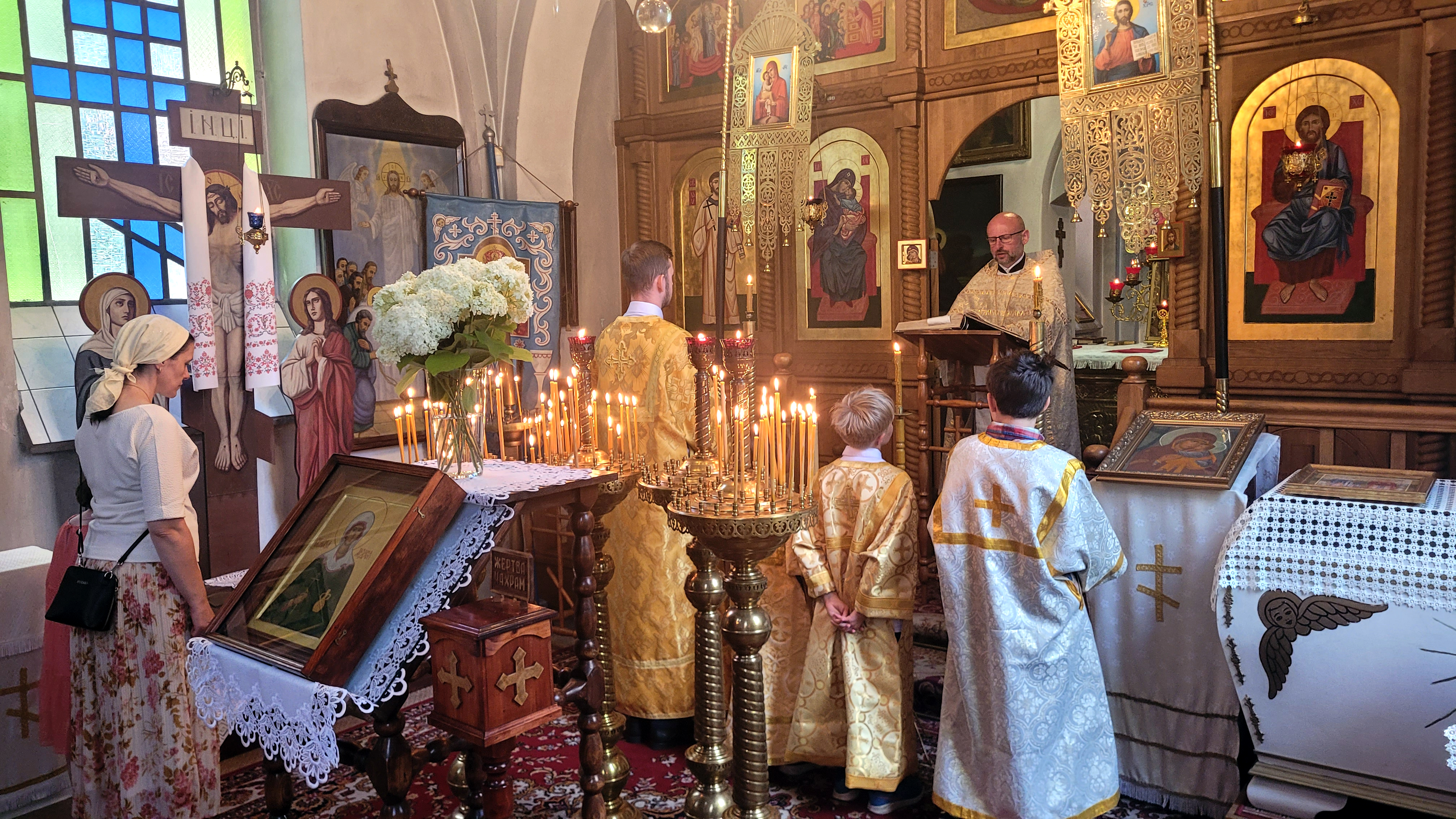 The Divine Liturgy in the Orthodox church in Elbląg