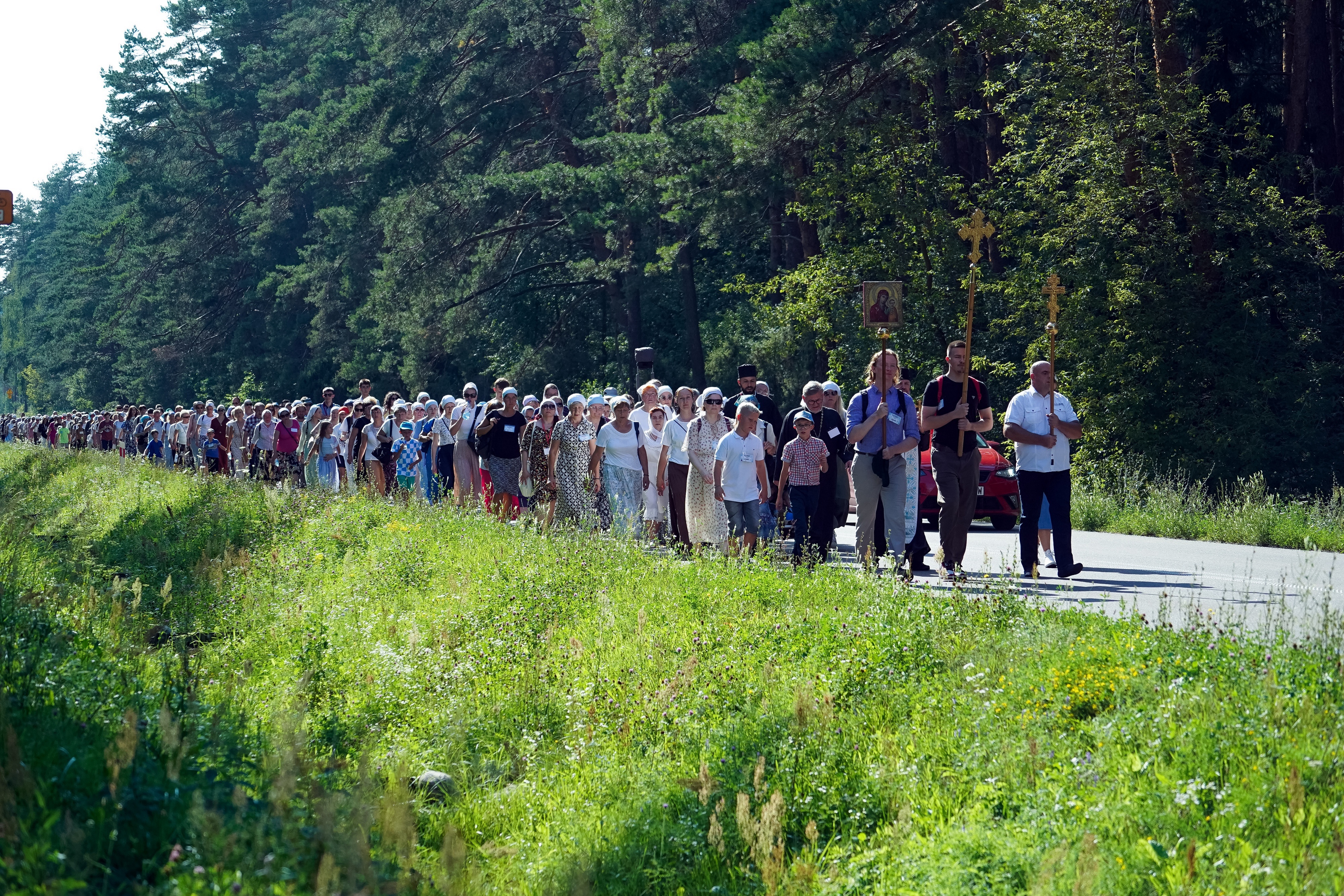 The pilgrimage from Białystok to Supraśl Monastery 
