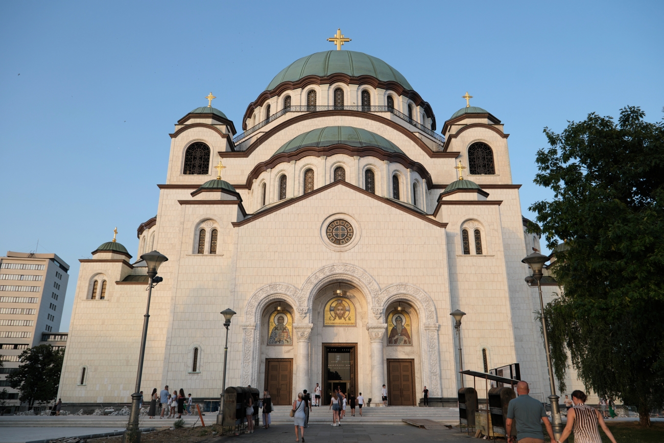 Crkva svetog Save na Vracaru, jul 2025